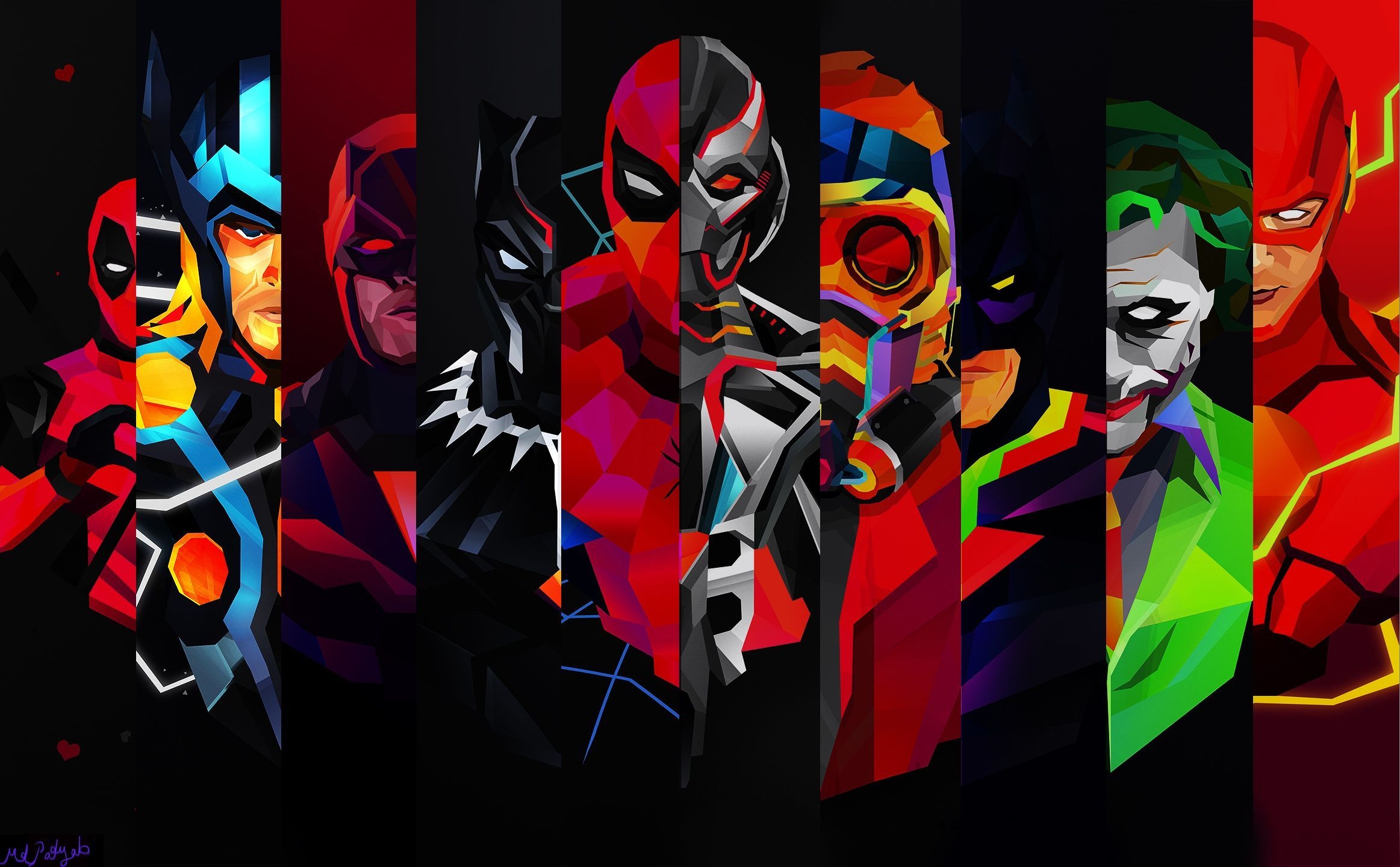 Marvel Minimalist, Marvel Wallpapers, 2330x1440 HD Desktop