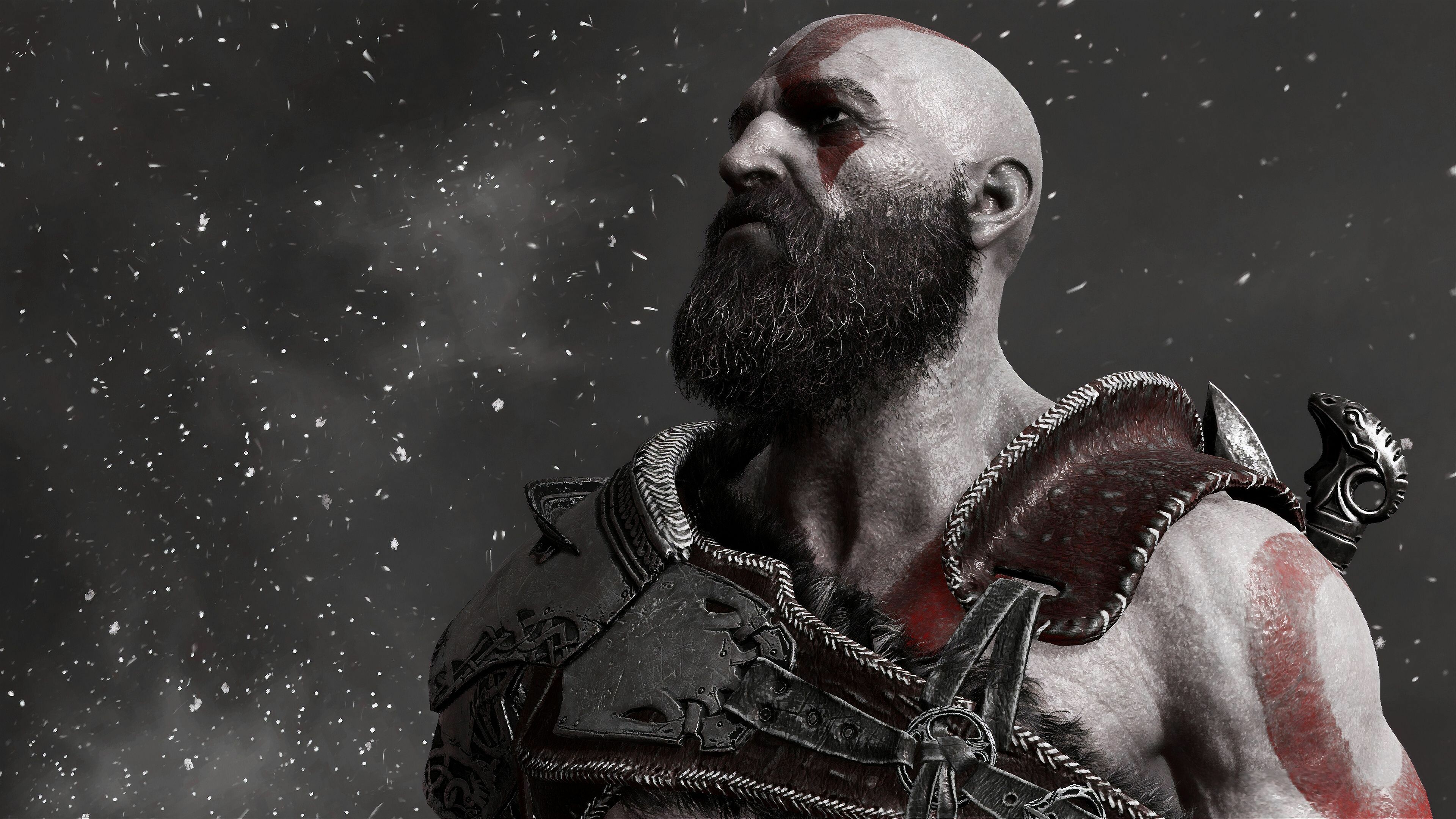 Kratos, God of War: Ragnarok Wallpaper, 3840x2160 4K Desktop