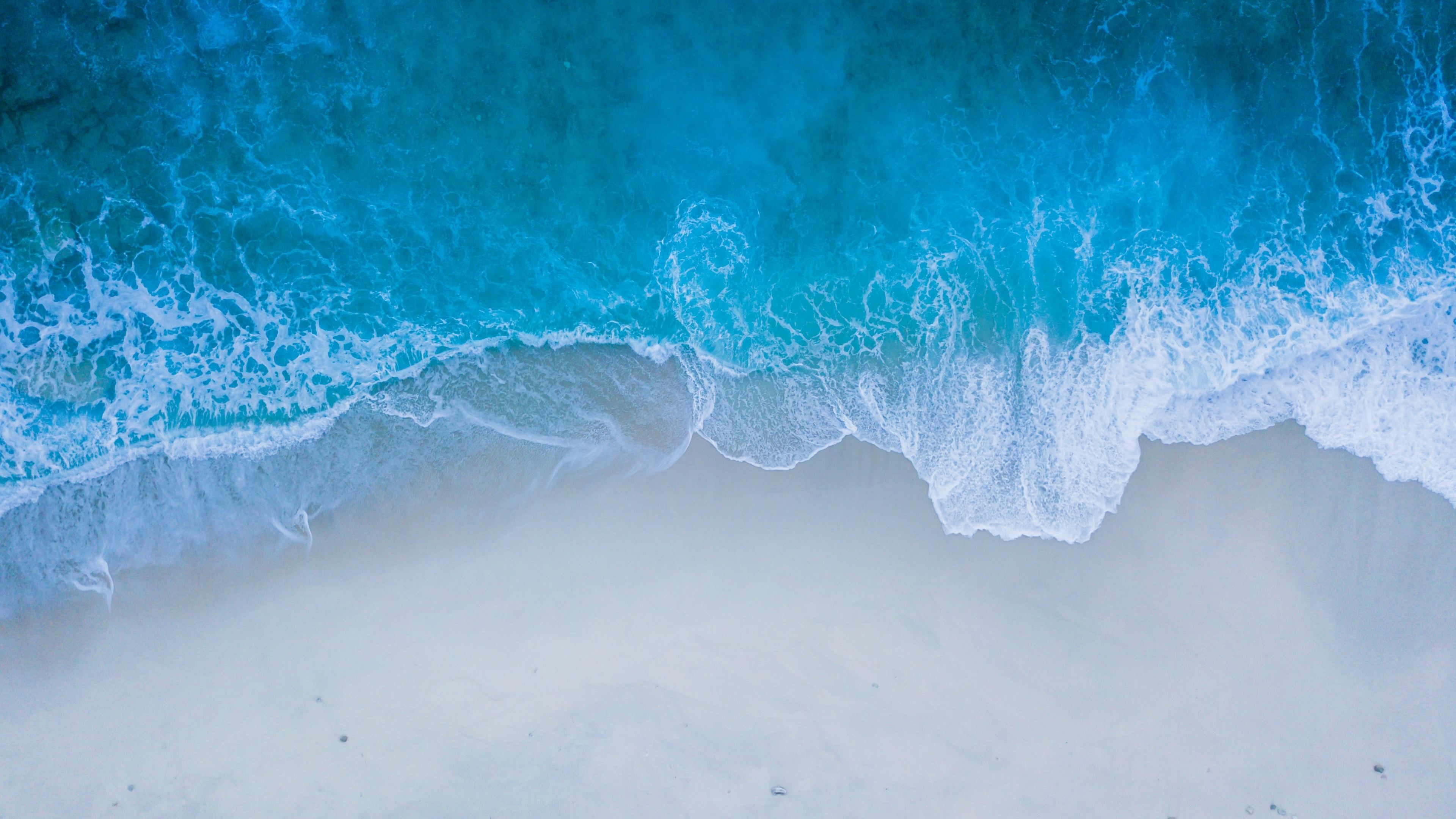 Ocean water, Tranquil scenery, Serene colors, 3840x2160 4K Desktop