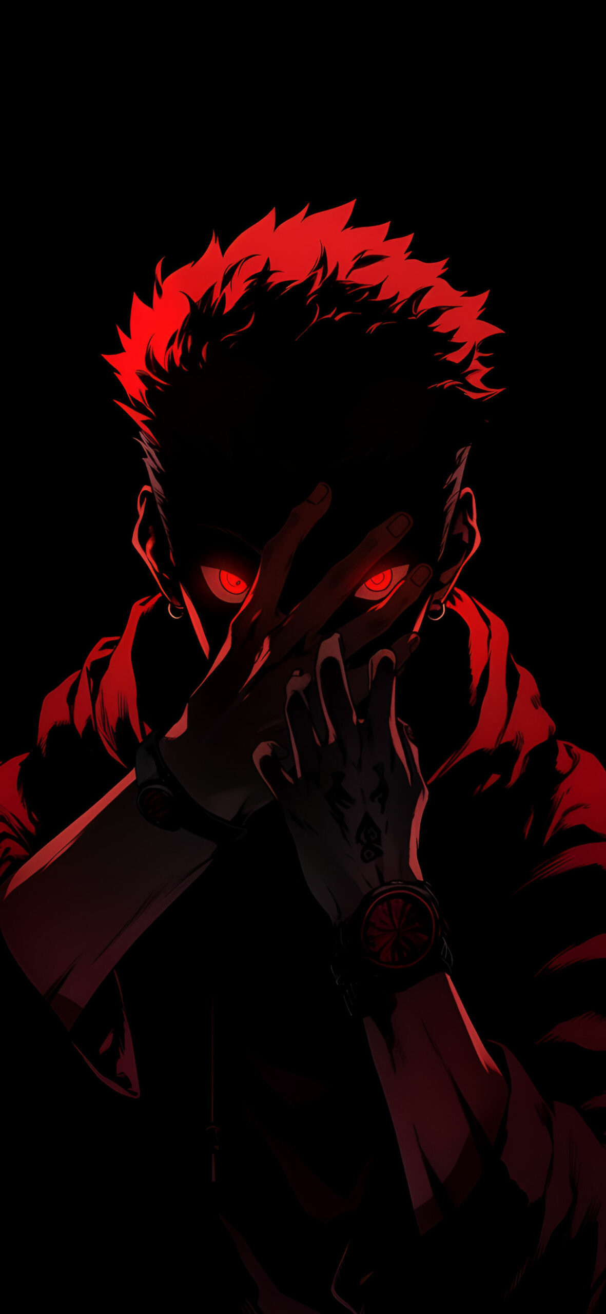 Ryomen Sukuna, Cool Anime Backgrounds Wallpaper, 1190x2560 HD Phone