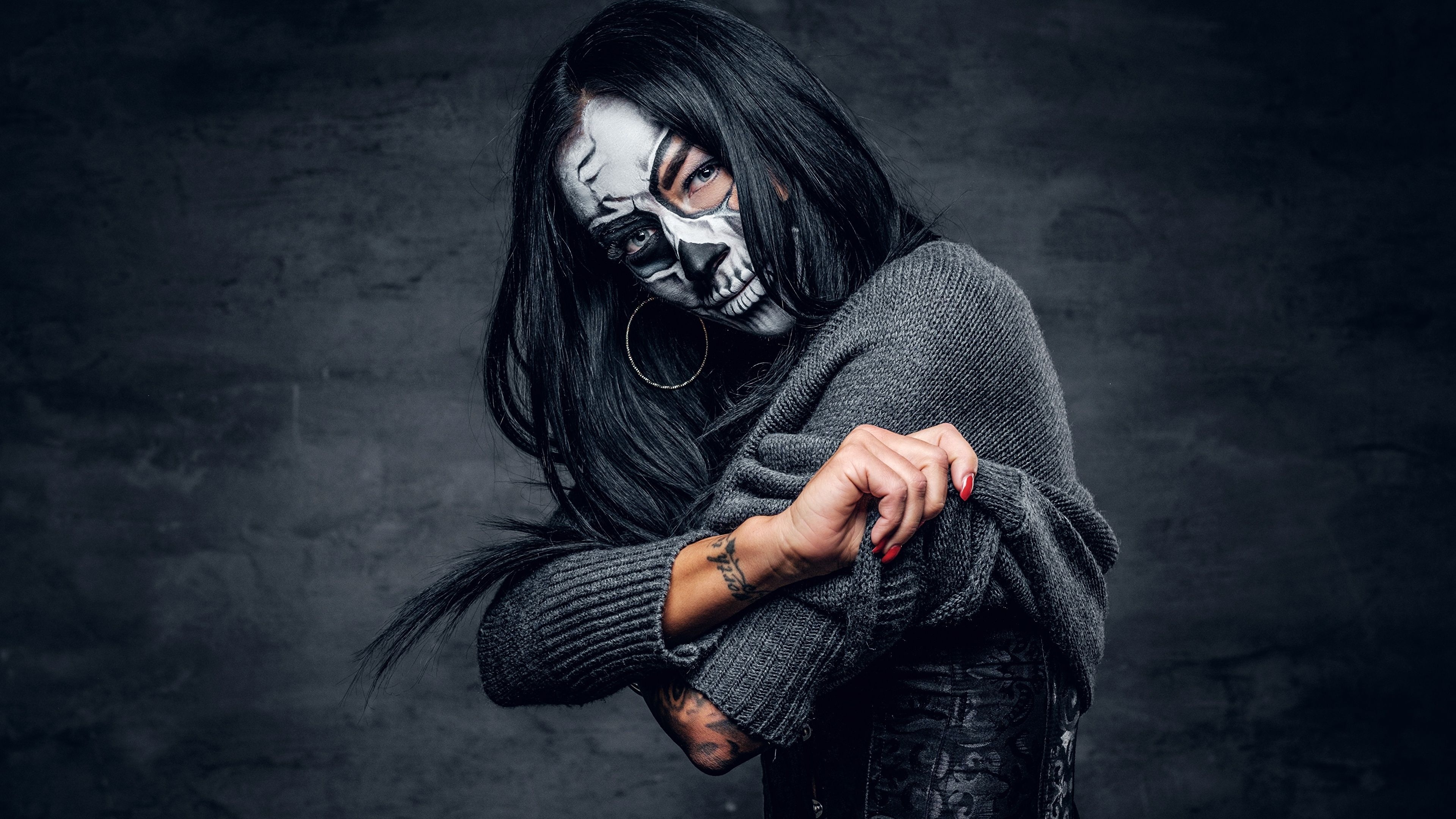 Dead girl, Haunting presence, Gothic vibes, Artistic wallpapers, 3840x2160 4K Desktop