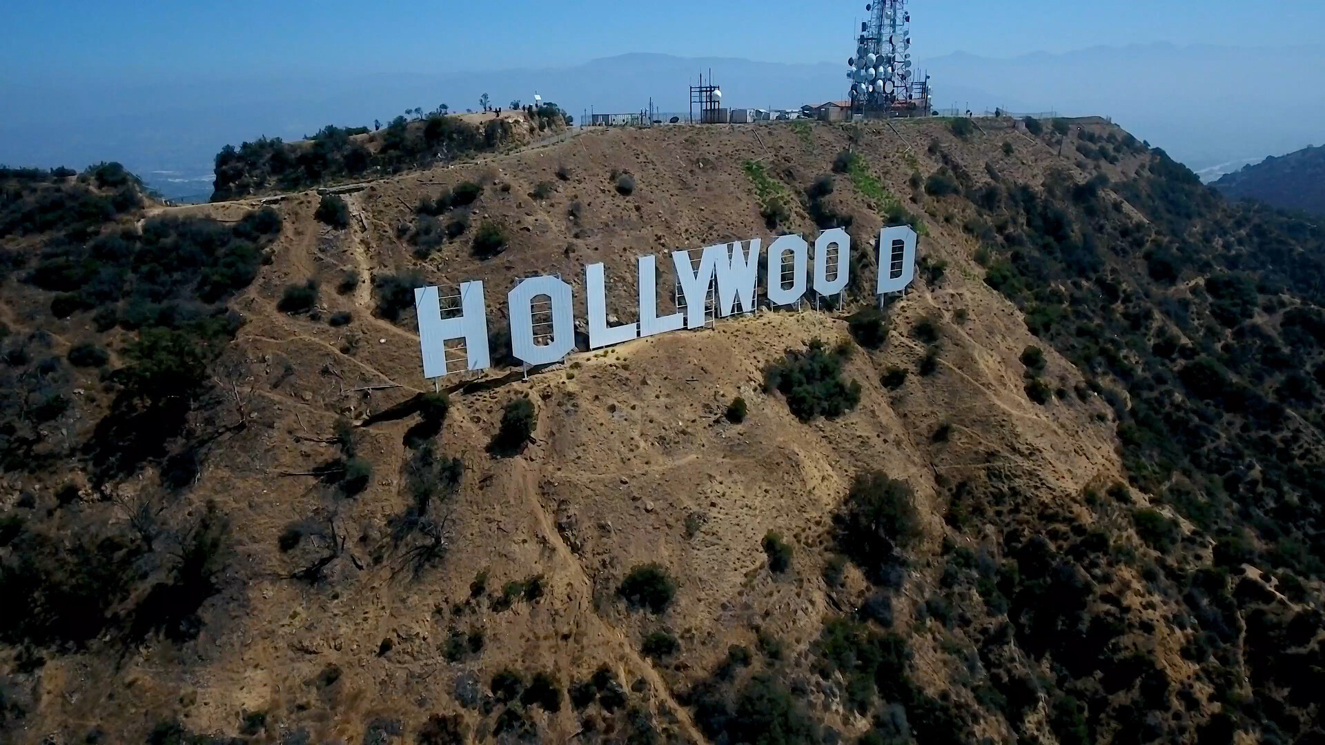 Hollywood Sign, Meier Entertainment, City entry page, Entertainment hub, 1920x1080 Full HD Desktop