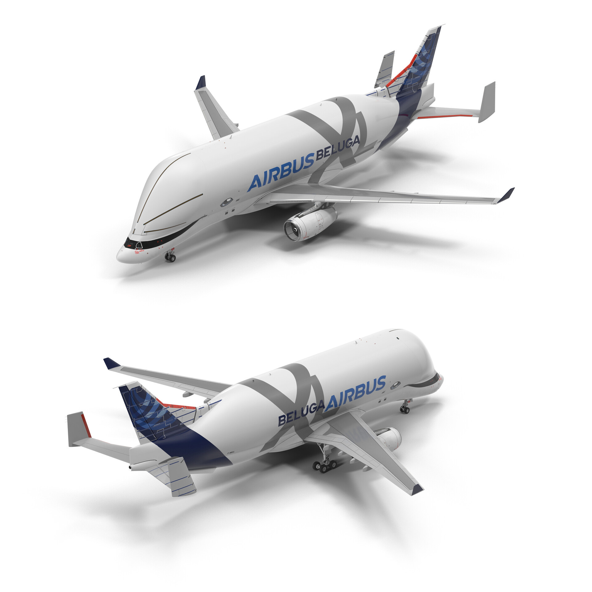 Airbus Beluga XL, Aircraft Engineering, ArtStation Portfolio, Creative Expression, 1920x1920 HD Phone