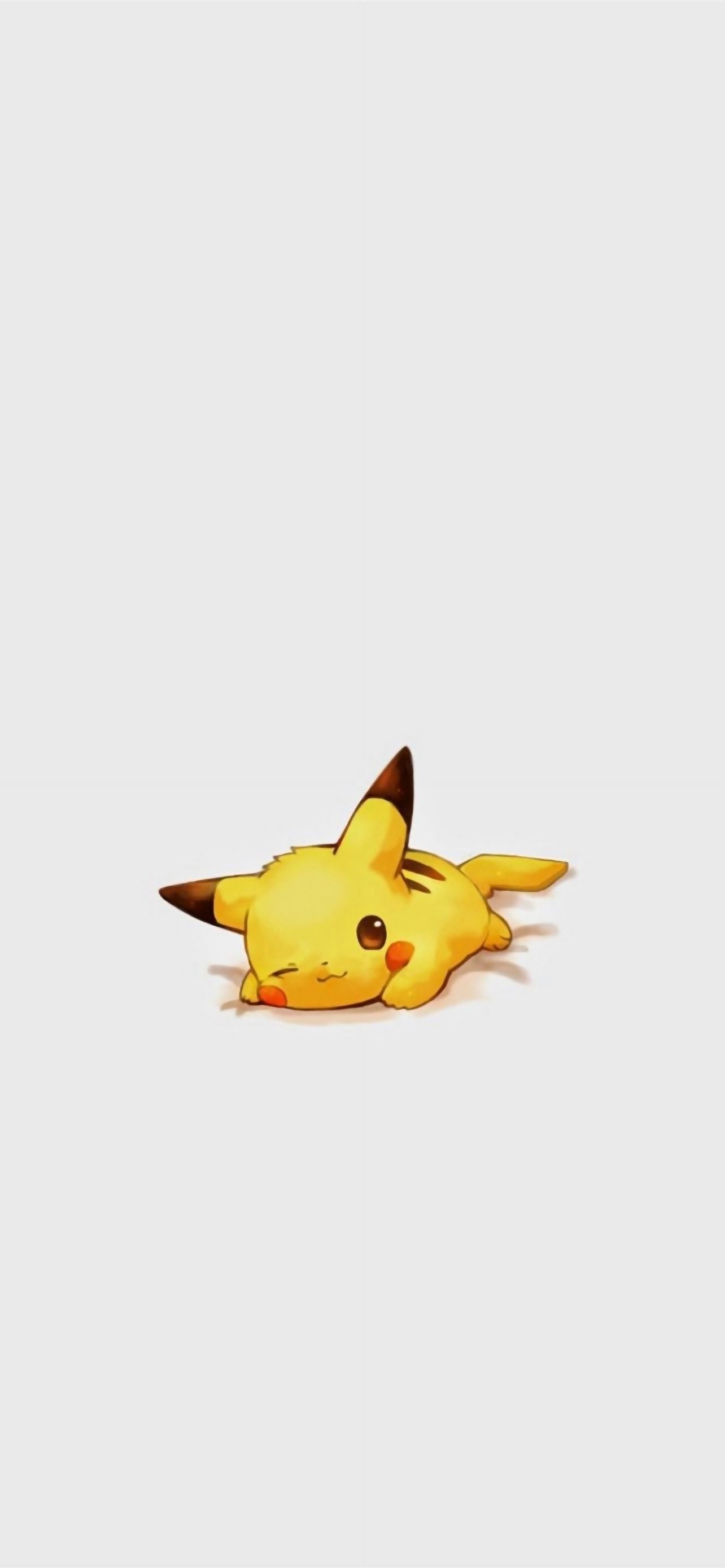 Pikachu, winking Pikachu, chibi Pokemon art, HD Phone wallpaper