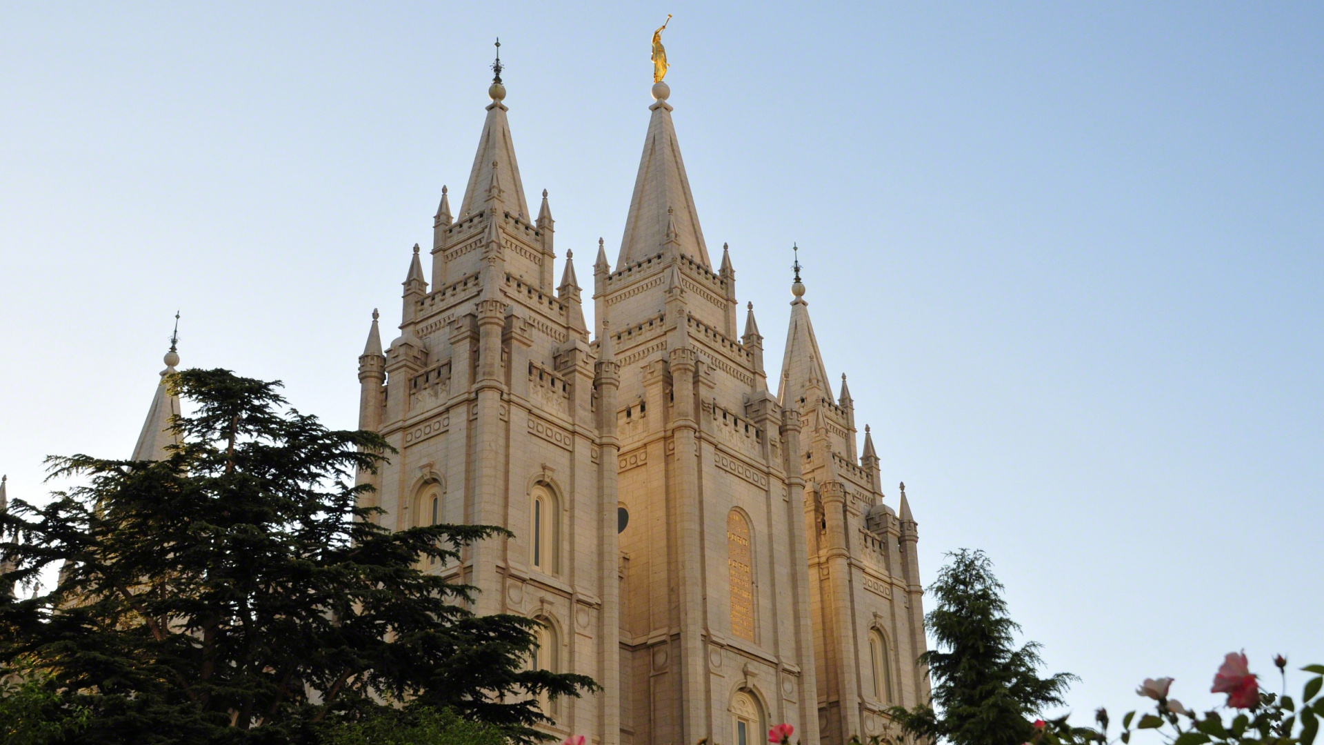 Salt Lake Temple, Church of Jesus Christ, Latter day saints, Salt Lake City, 1920x1080 Full HD Desktop