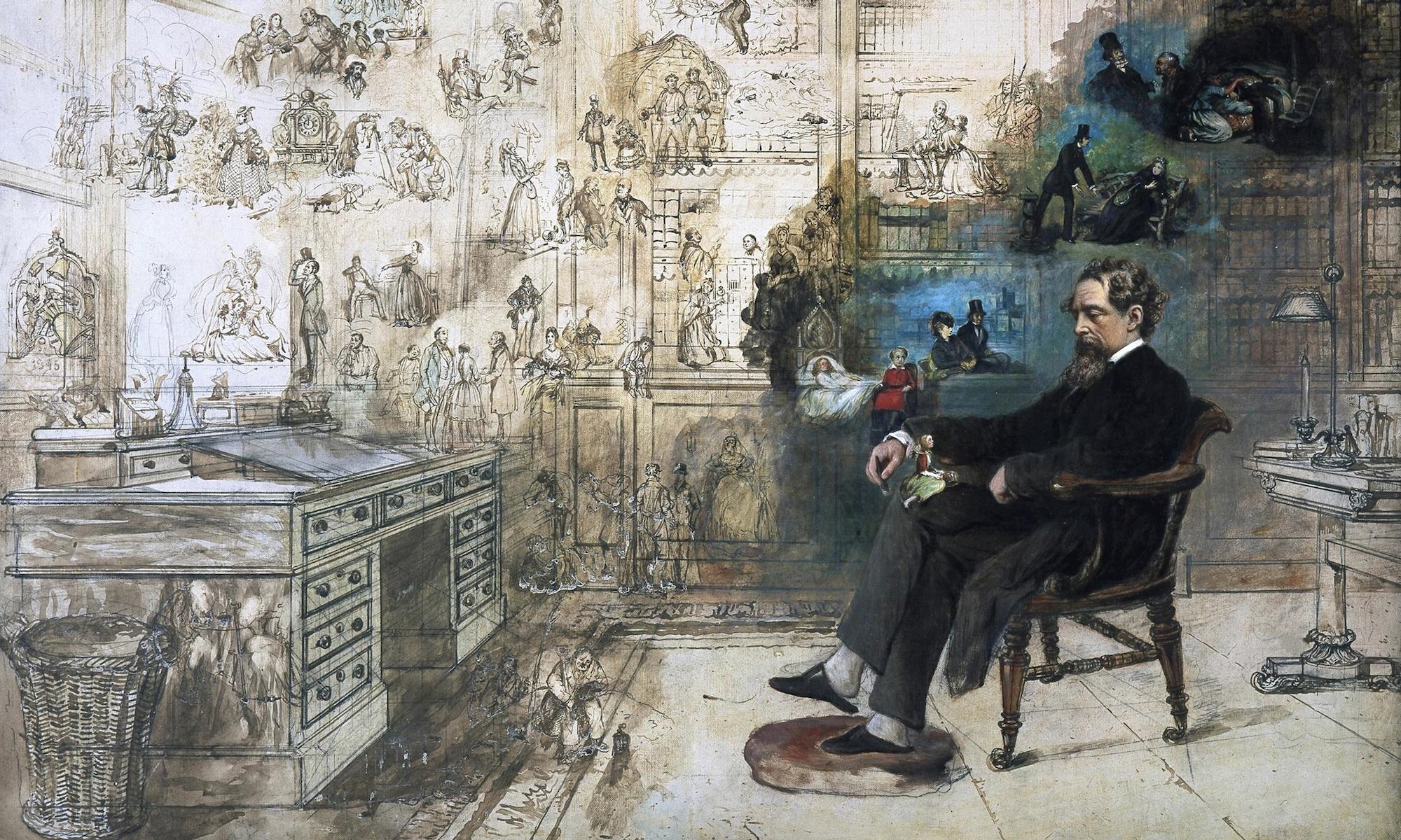 Charles Dickens, Authors, Write, Desktop, 2000x1200 HD Desktop