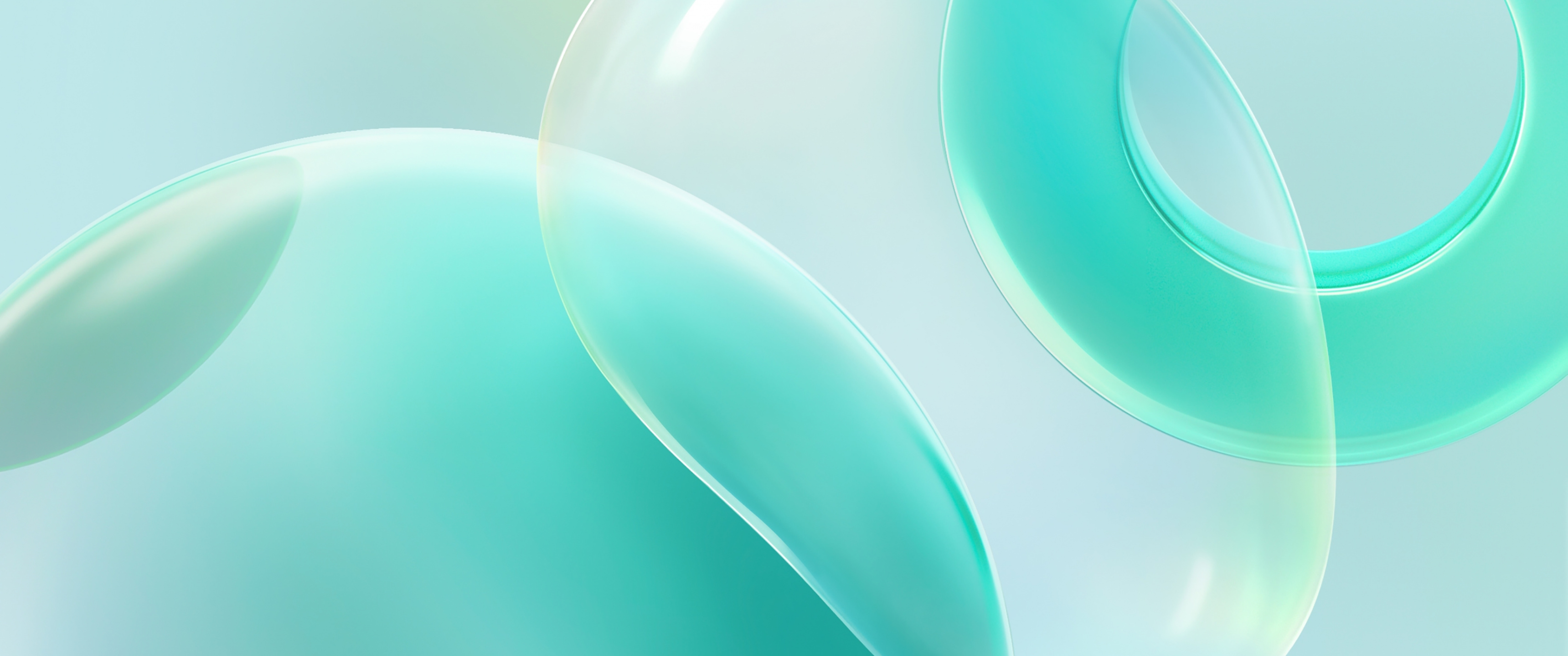 Huawei Nova 8 Pro wallpaper, Bubble circle design, Teal green abstract, Abstract beauty, 3440x1440 Dual Screen Desktop