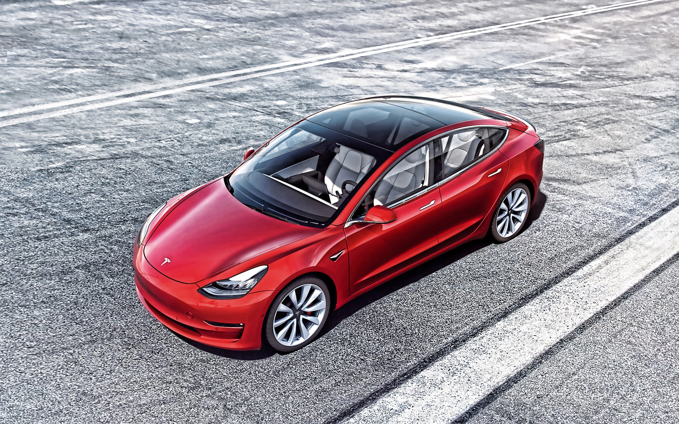 Panoramic Roof, Tesla Model 3 Wallpaper, 2880x1800 HD Desktop