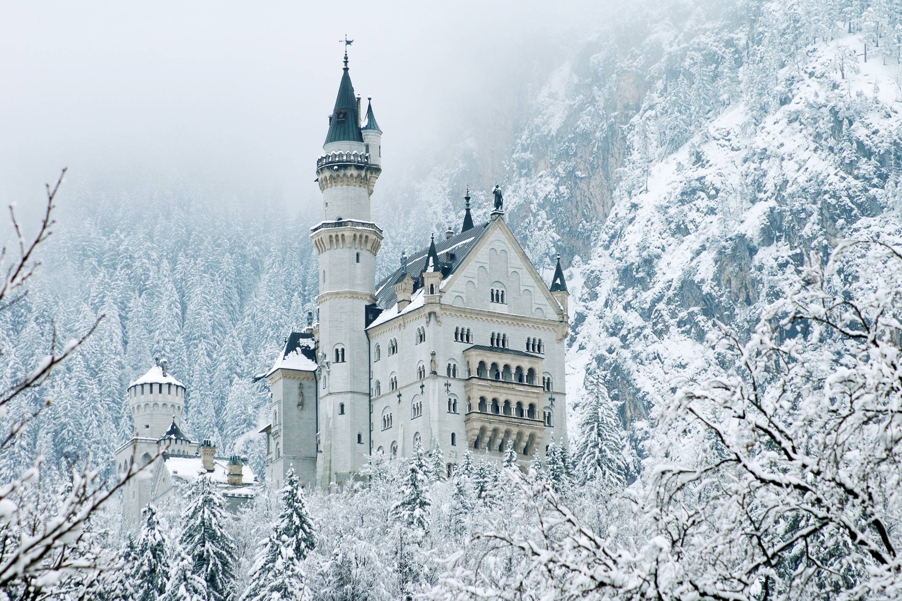 Snowy castles, 4K HD wallpapers, Winter wonderland, Enchanting scenes, 2900x1930 HD Desktop