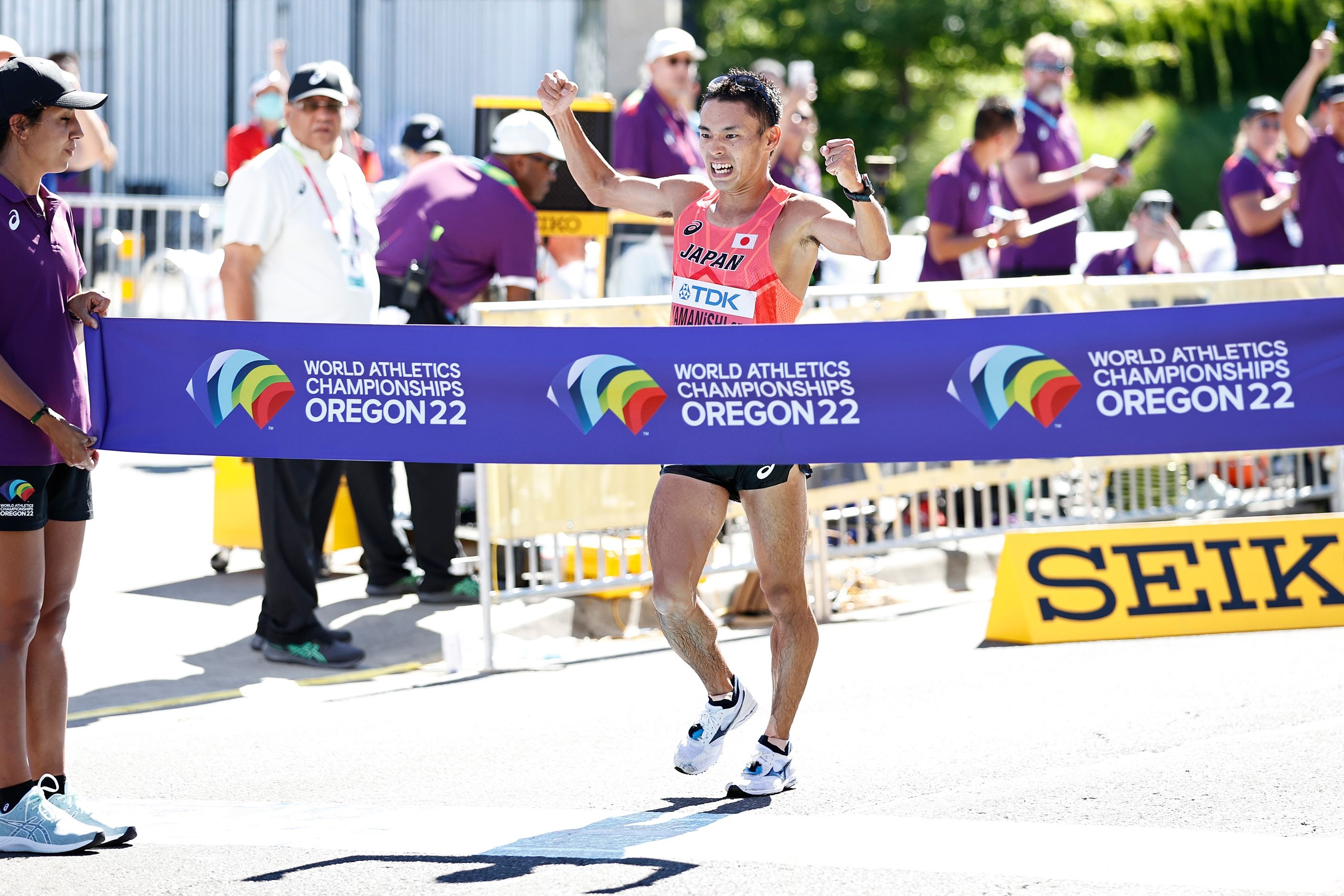 Toshikazu Yamanishi, Dominican republic, Mixed relay gold, Japan, 2800x1870 HD Desktop