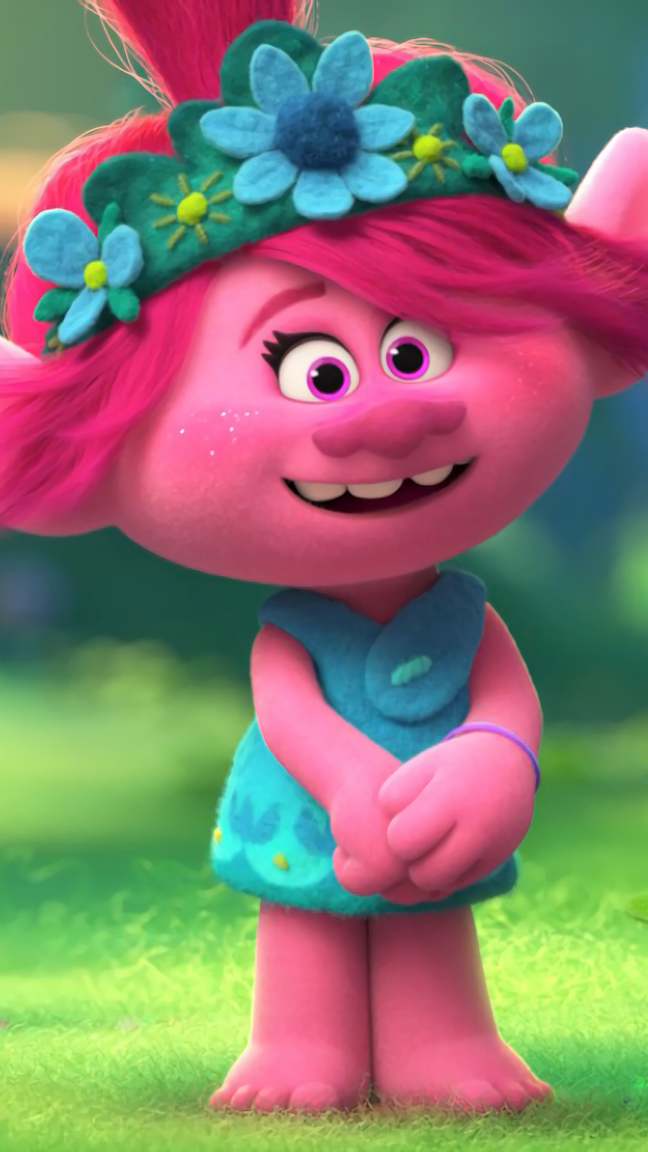 DreamWorks movies, Cute Trolls, Top free wallpapers, 2160x3840 4K Phone