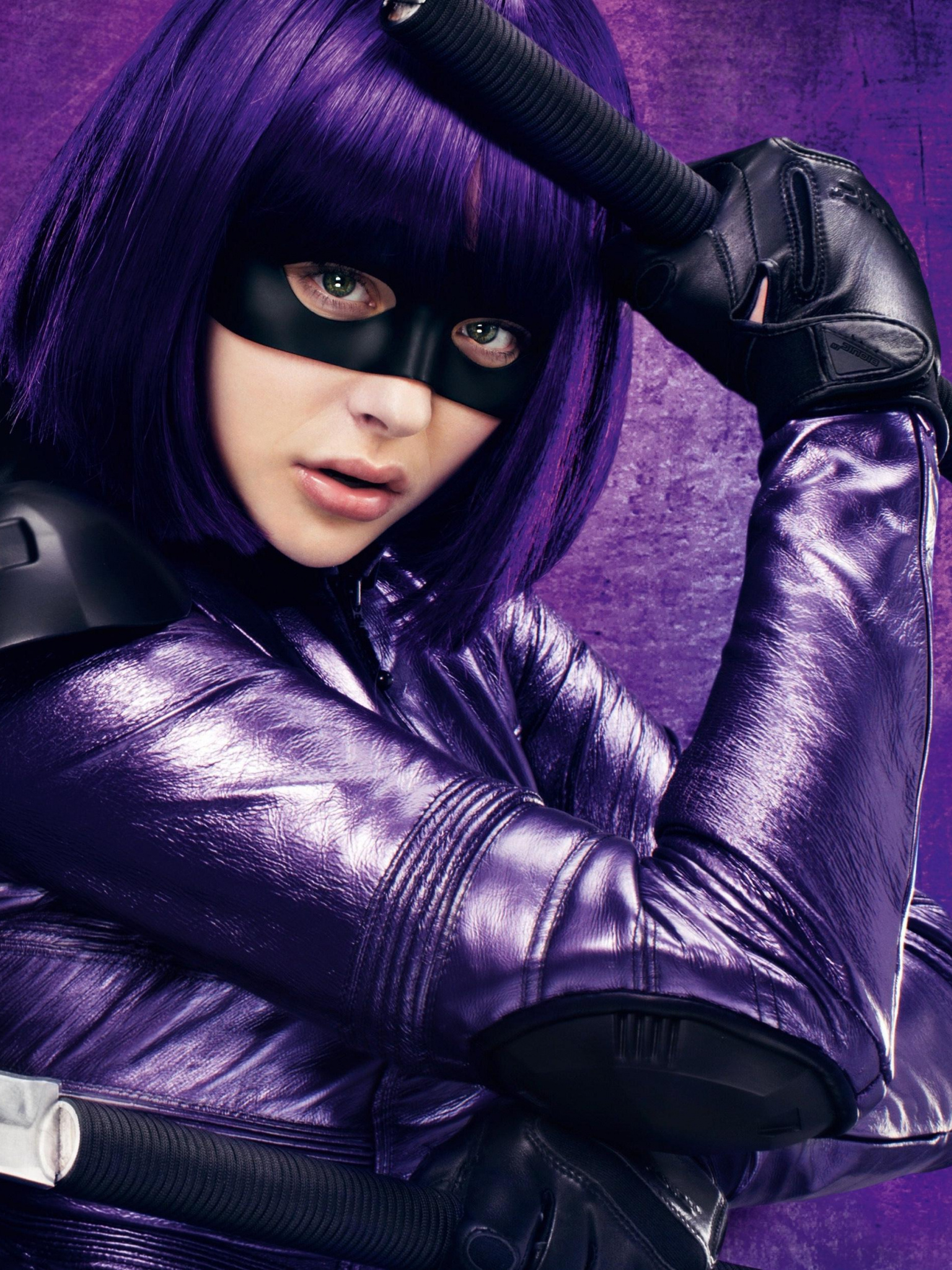 Kick-Ass character, Hit-Girl wallpapers, Batman wallpapers, Wasteland aesthetic, 1540x2050 HD Phone