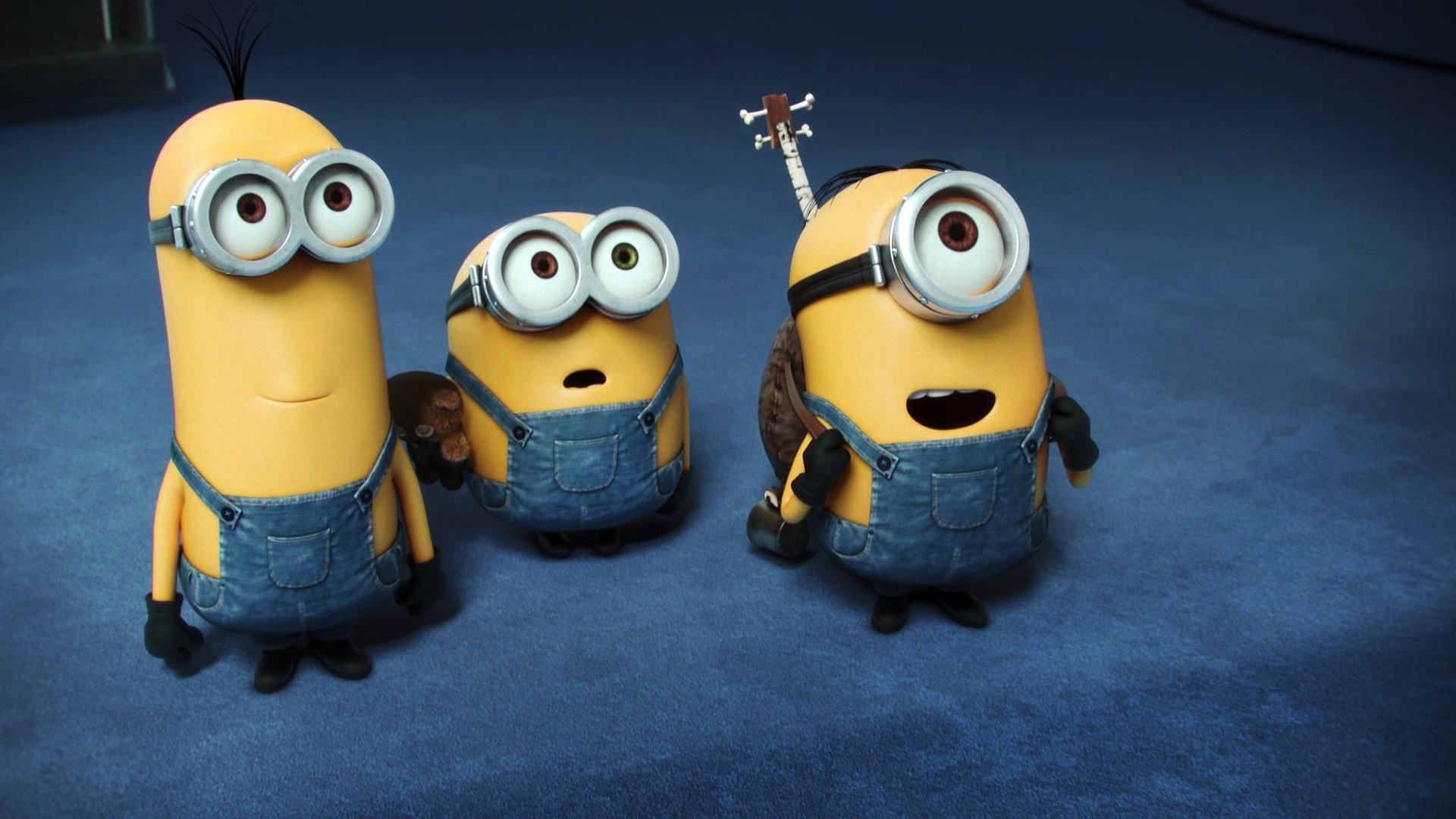 Minion Bob, Minion Kevin, Minion Stuart, Full HD Desktop wallpaper
