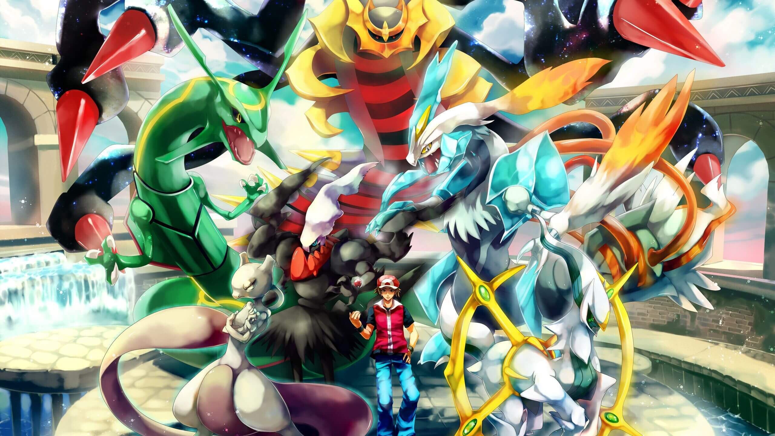 Pokemon Legends: Arceus, Giratina Wallpaper, 2560x1440 HD Desktop