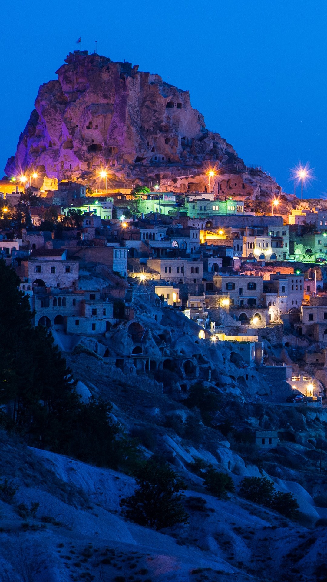 Pigeon Valley, Cappadocia Wallpaper, 1080x1920 Full HD Phone