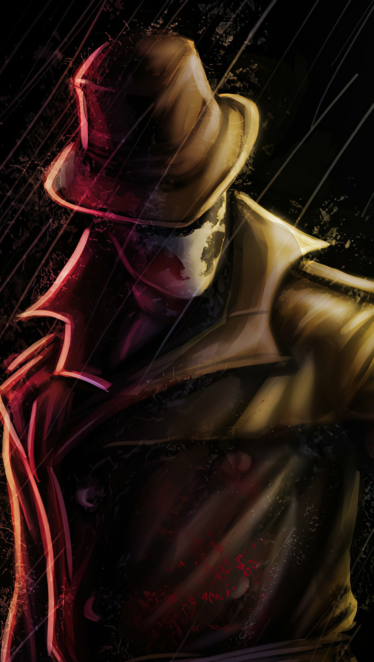 Rorschach, Watchmen character, 4K Ultra HD wallpaper, Superhero graphic, 1220x2160 HD Phone