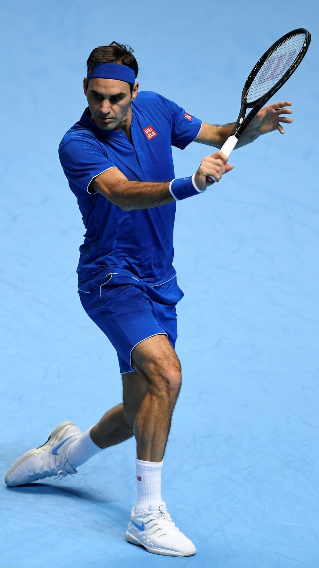 Roger Federer, Top-rated wallpapers, Iconic athlete, Dynamic visuals, 1080x1920 Full HD Phone