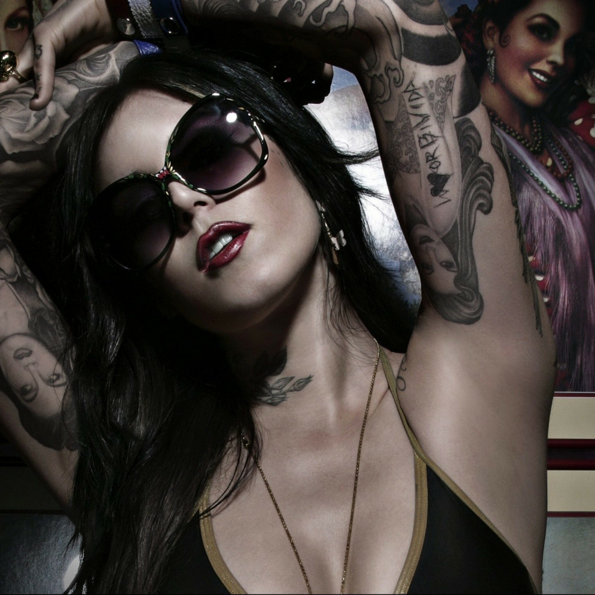 Kat Von D, iPad 9. 7 wallpaper, Sleek design, Digital inspiration, 2050x2050 HD Phone