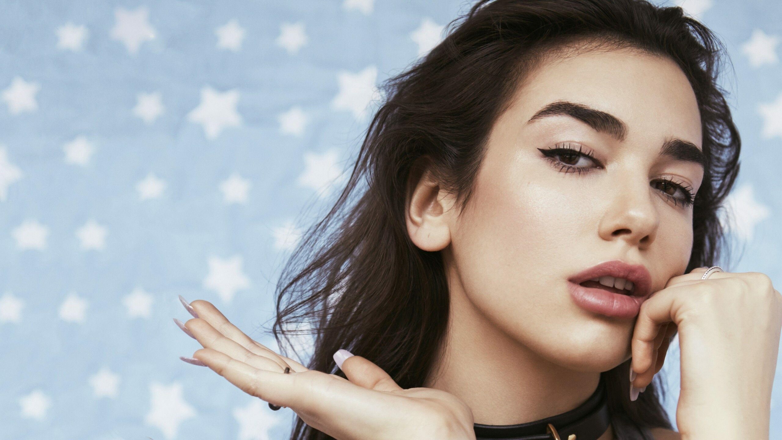 Dua Lipa, Wallpaper vibes, Celeb essence, Music industry star, 2560x1440 HD Desktop