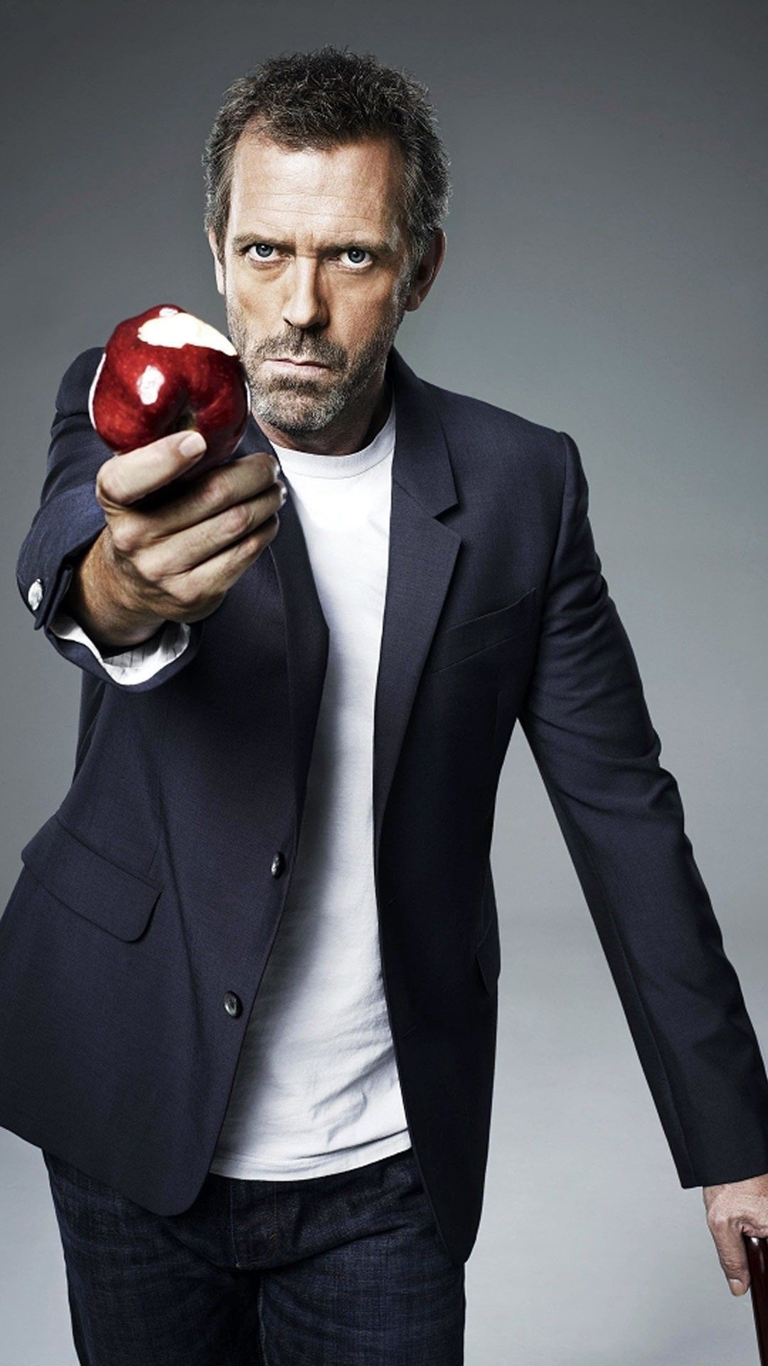 Hugh Laurie, Movies, Actor, Blue-eyed, 1080x1920 Full HD Phone