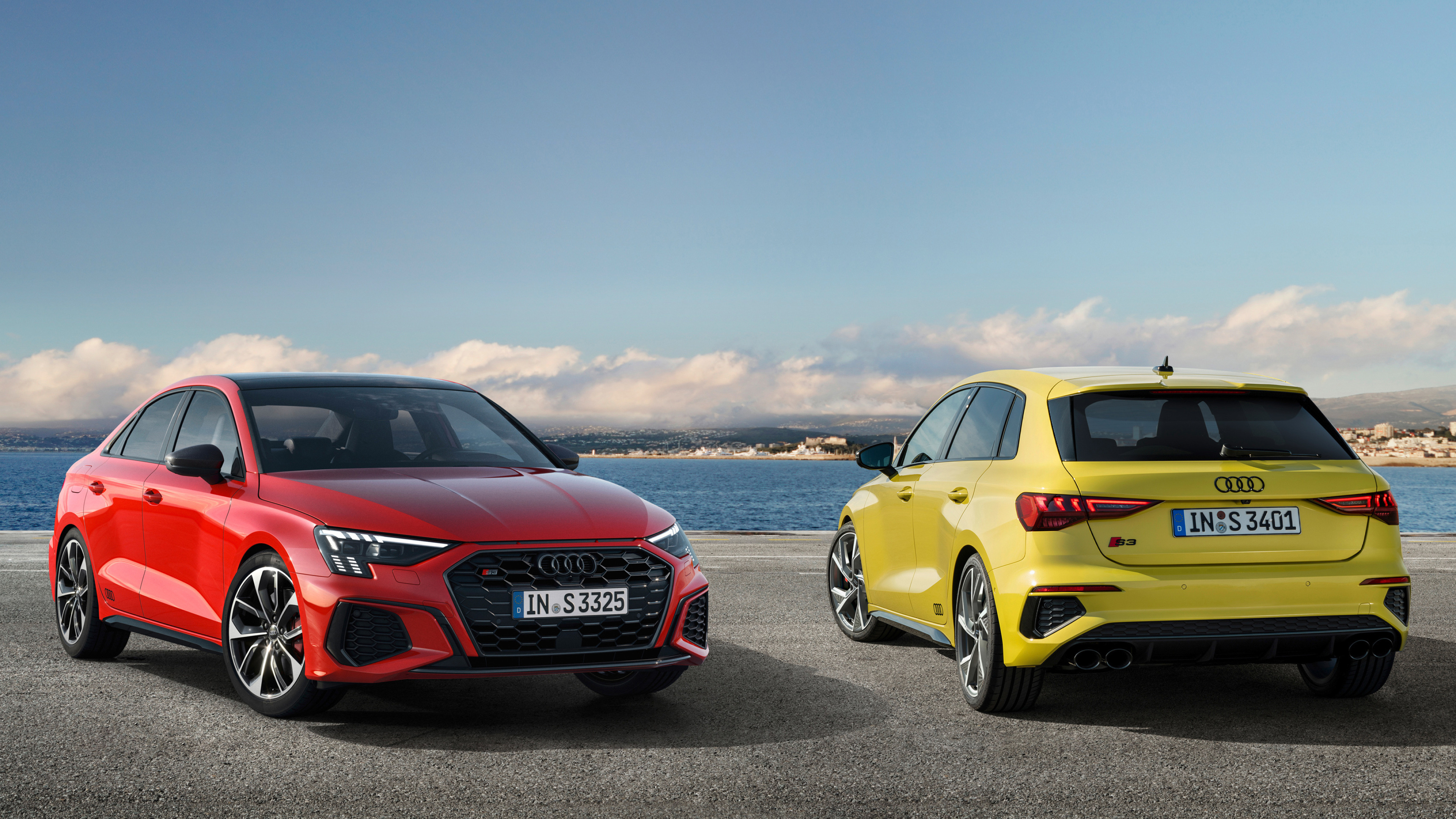 Sedan vs Hatchback, Audi S3 Wallpaper, 3840x2160 4K Desktop