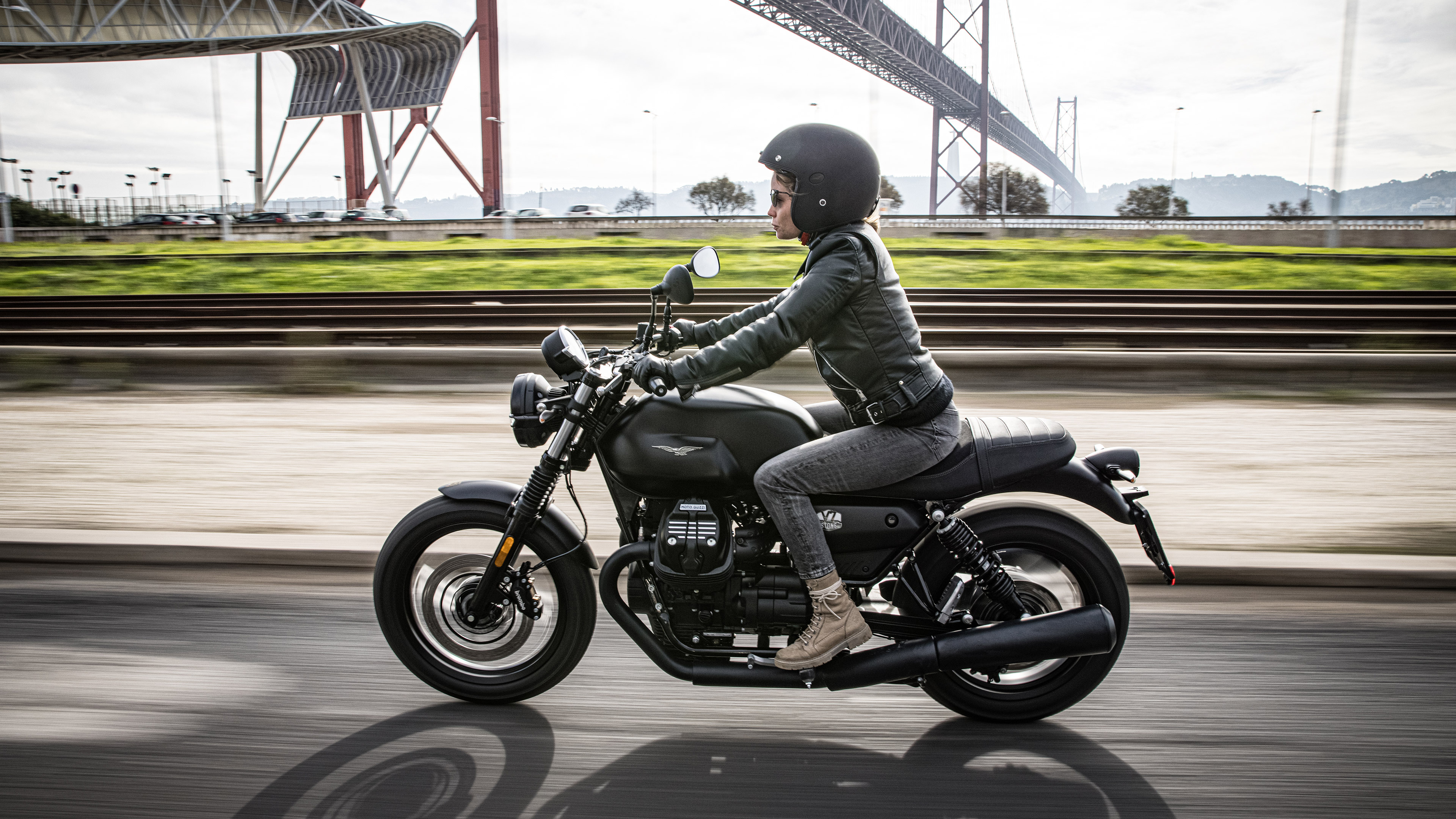 Moto Guzzi, V7 Stone, 2021, Auto, 3840x2160 4K Desktop