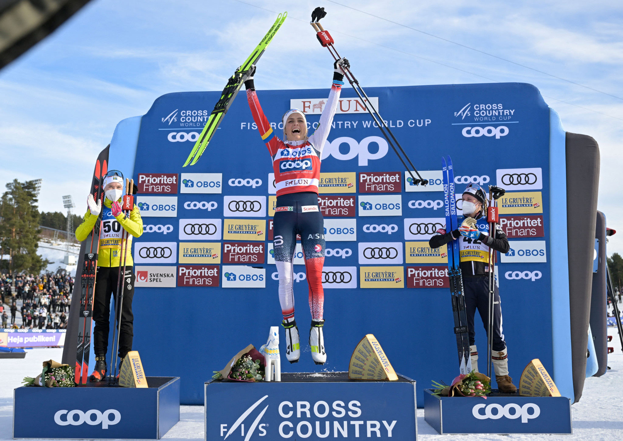 Therese Johaug, Retirement, 100th World Cup win, Falun, 2050x1460 HD Desktop