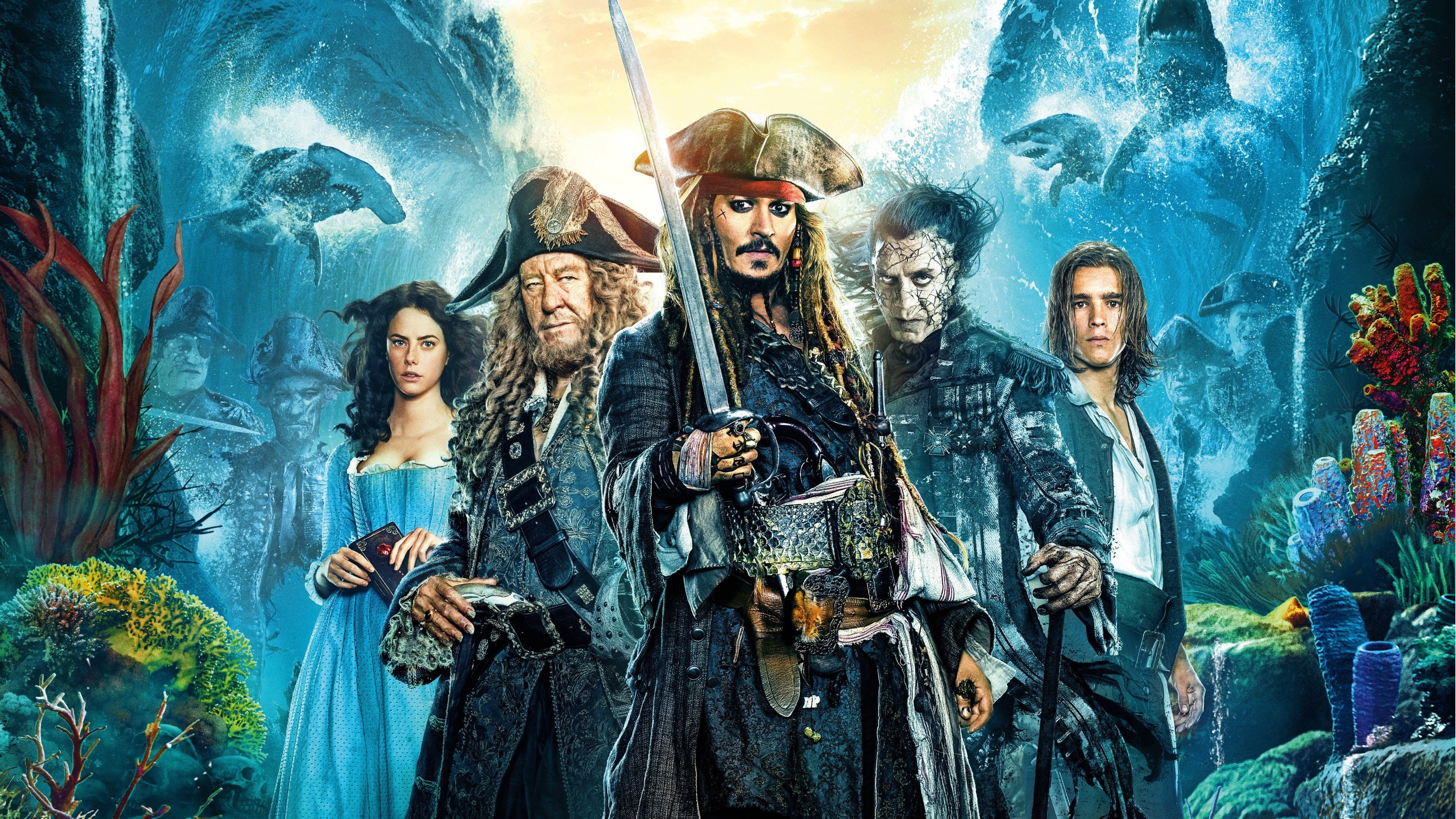 Pirates of the Caribbean, Javier Bardem Wallpaper, 3840x2160 4K Desktop