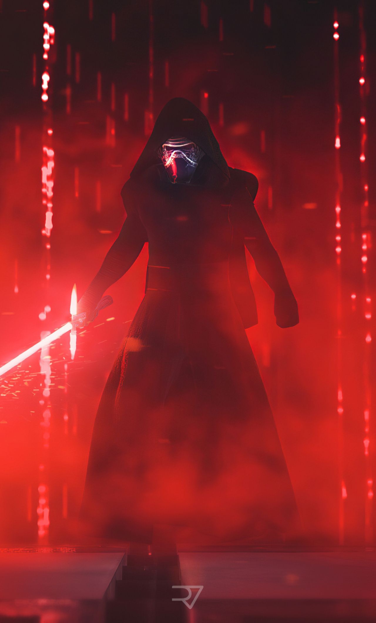 Kylo Ren, Iconic villain, Star Wars 2019, Sith Lord, 1280x2120 HD Phone