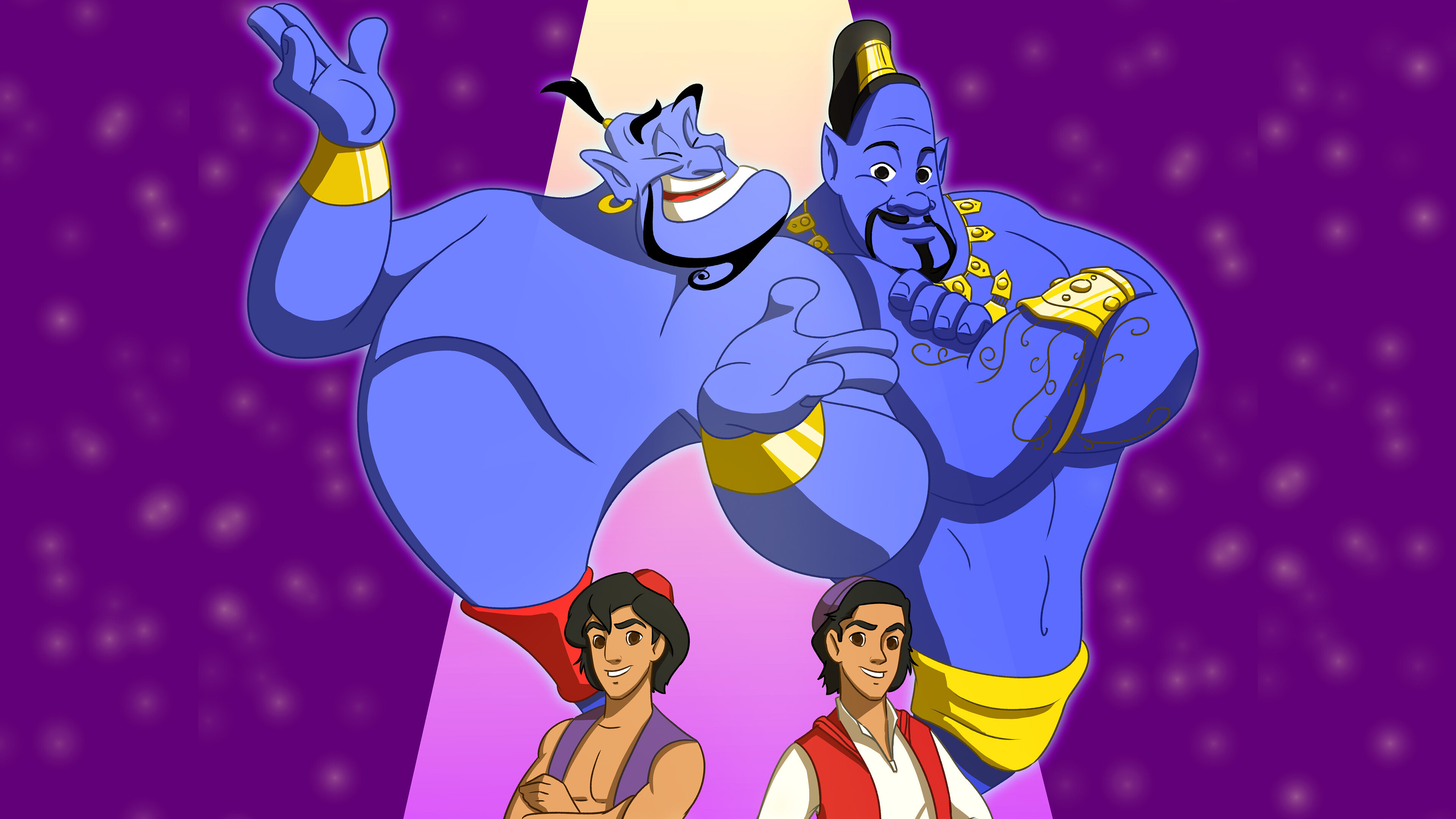 Aladdin 2019 artwork, Laptop wallpaper, Full HD 1080p, 4K wallpapers, 3840x2160 4K Desktop