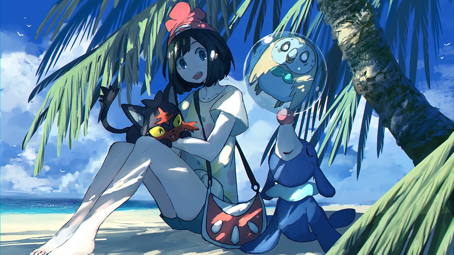 Litten, Pokemon anime, High-definition wallpapers, John Cunningham, 1920x1080 Full HD Desktop