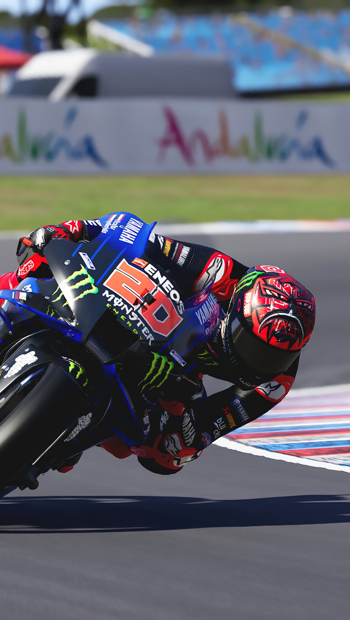 Fabio Quartararo Yamaha YZR-M1, Monster Energy Yamaha MotoGP, MotoGP 22 video game, HD Phone wallpaper