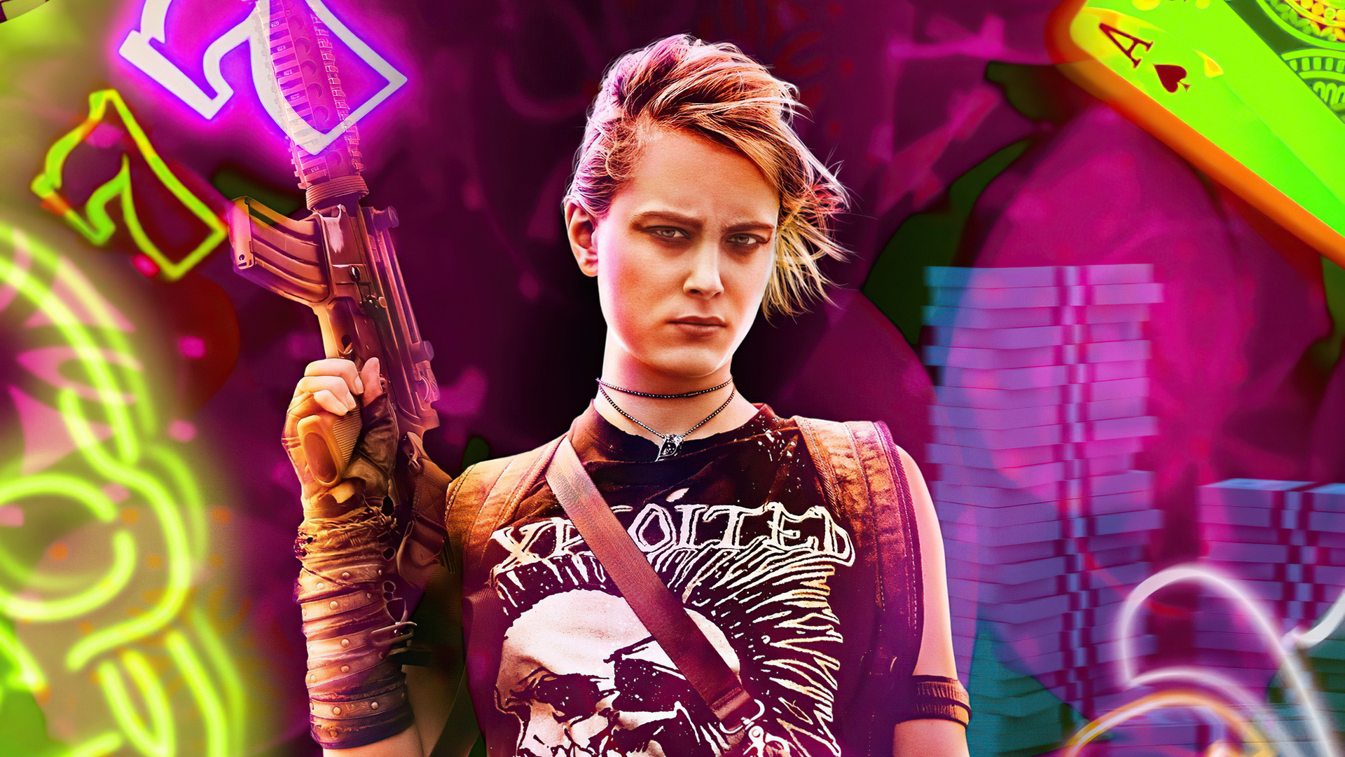 Nora Arnezeder, Lily character, Character poster 5K, Full HD, 1920x1080 Full HD Desktop