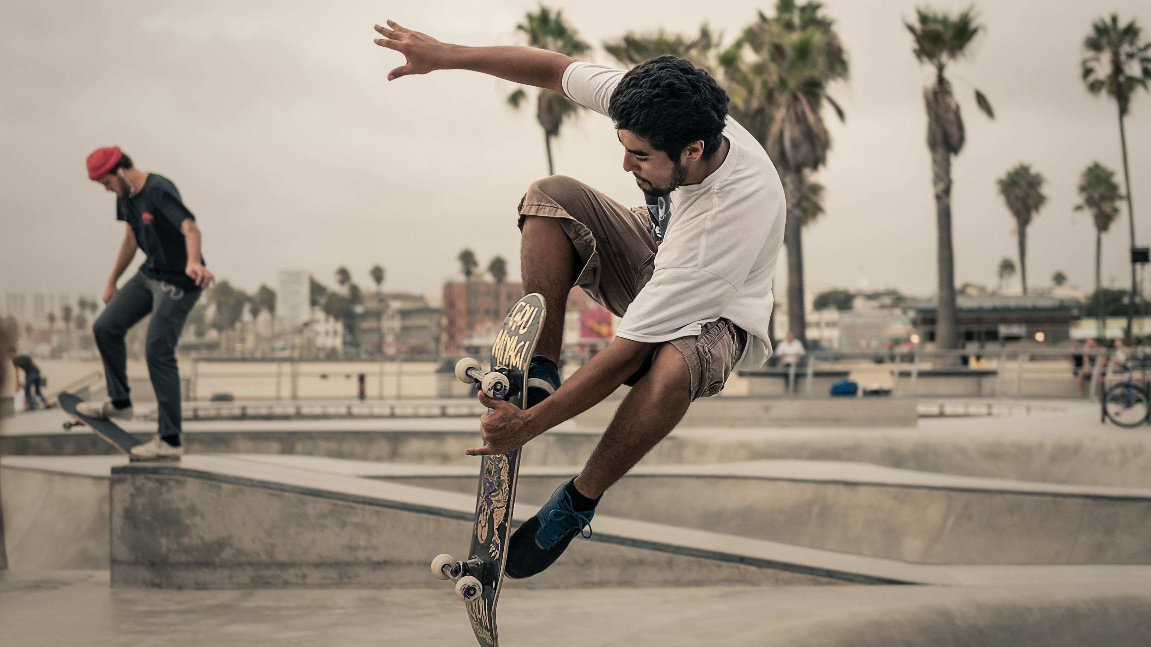 Skatepark, Skateboarding Wallpaper, 3840x2160 4K Desktop