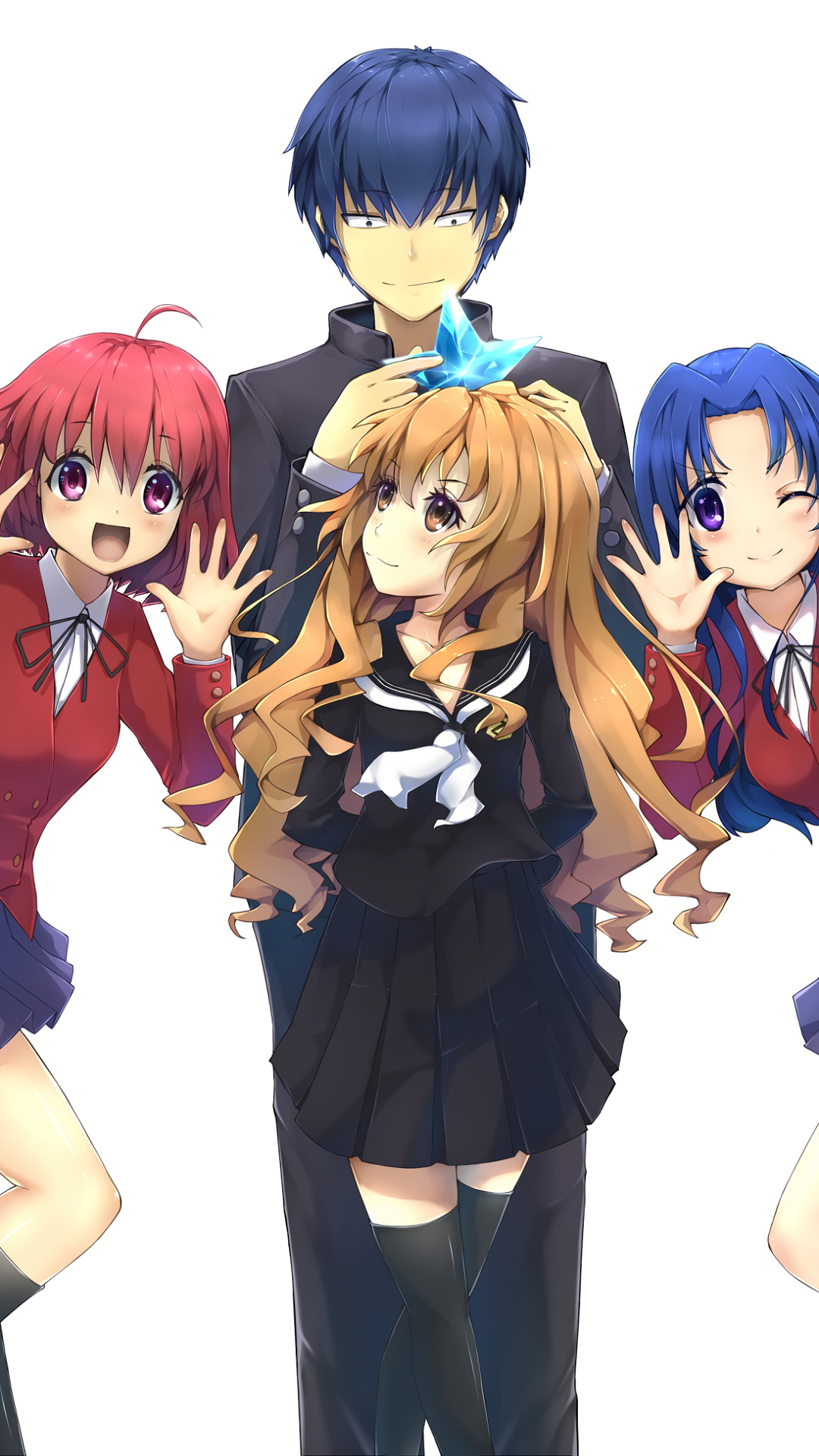 Toradora!, Anime series, High school life, Taiga Aisaka, 1080x1920 Full HD Phone