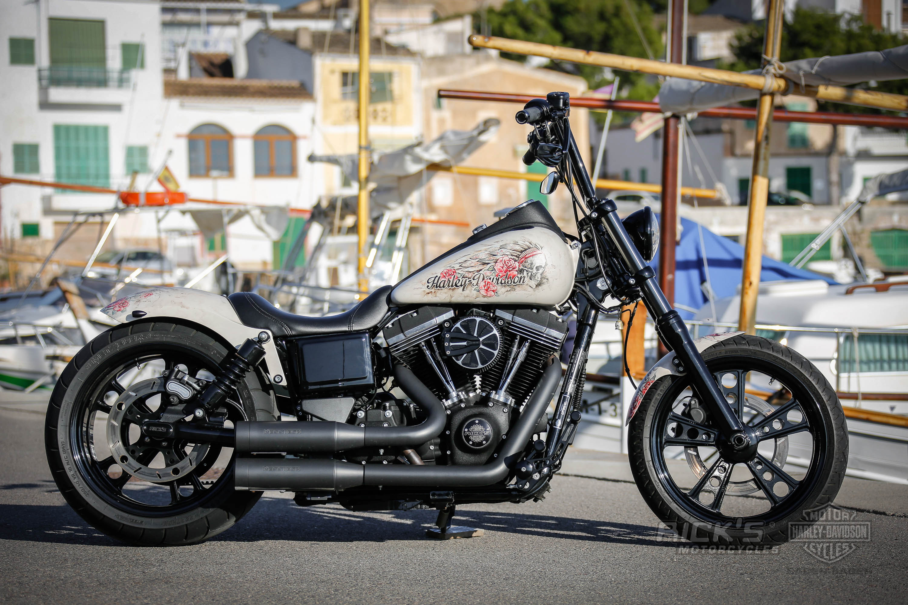 Harley-Davidson Street Bob, Classic cruiser, Stylish design, 3000x2000 HD Desktop