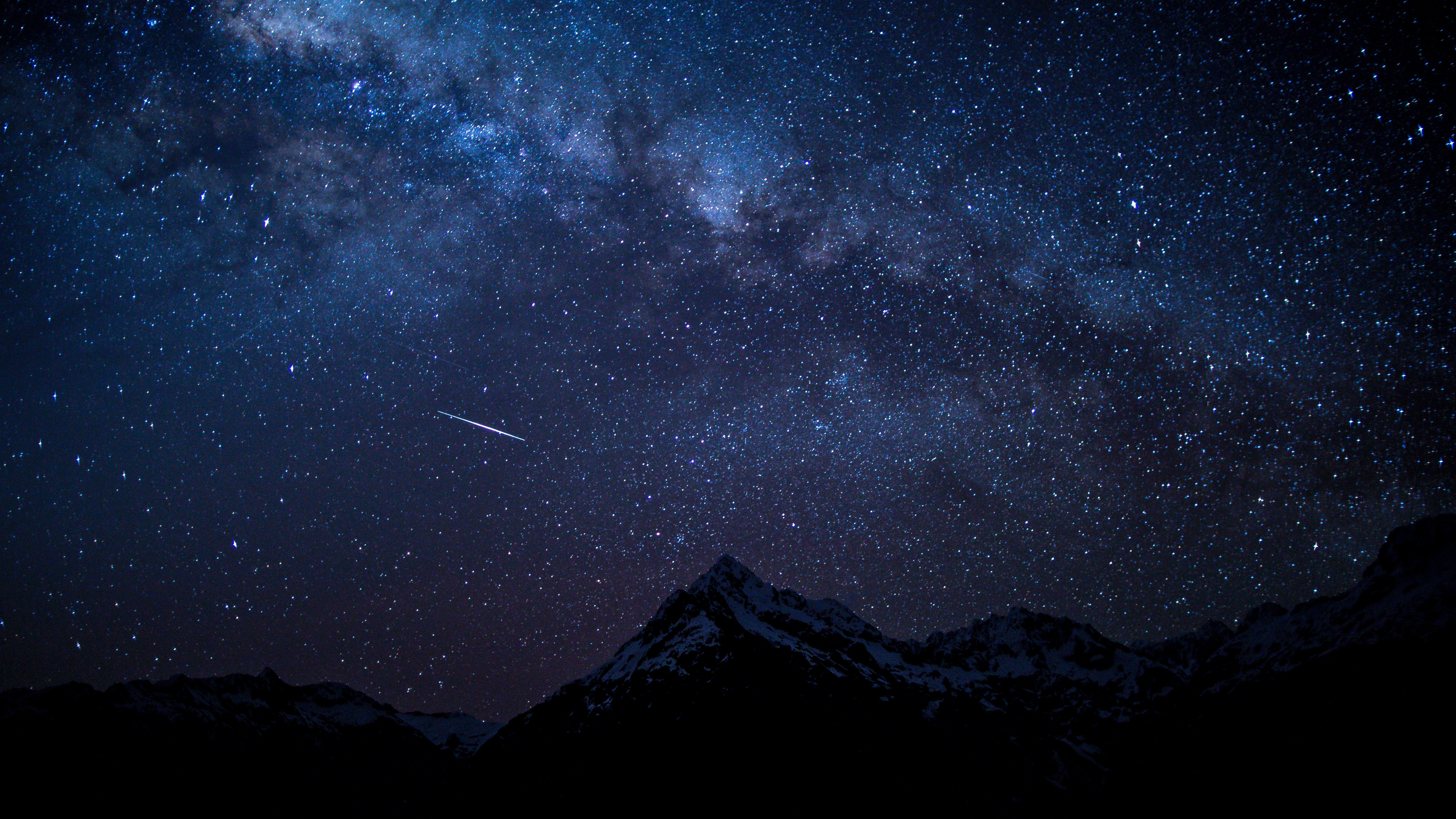 Starry sky, 4K Backgrounds Wallpaper, 3840x2160 4K Desktop