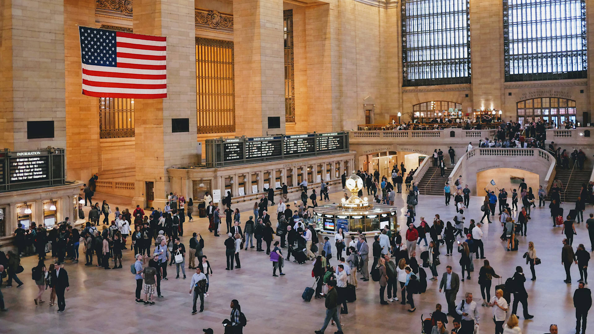 Grand Central Station, Iconic landmark, Transportation hub, New York City, 1920x1080 Full HD Desktop