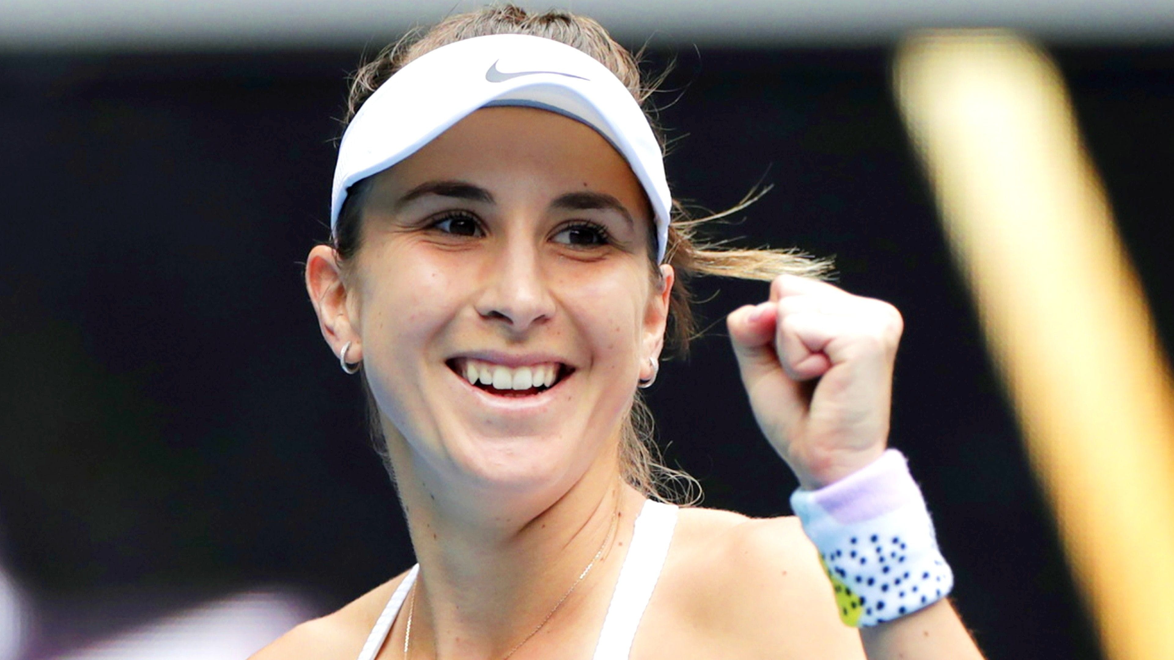 Belinda Bencic, Tennis superstar, Graceful presence, Astounding talent, 3840x2160 4K Desktop