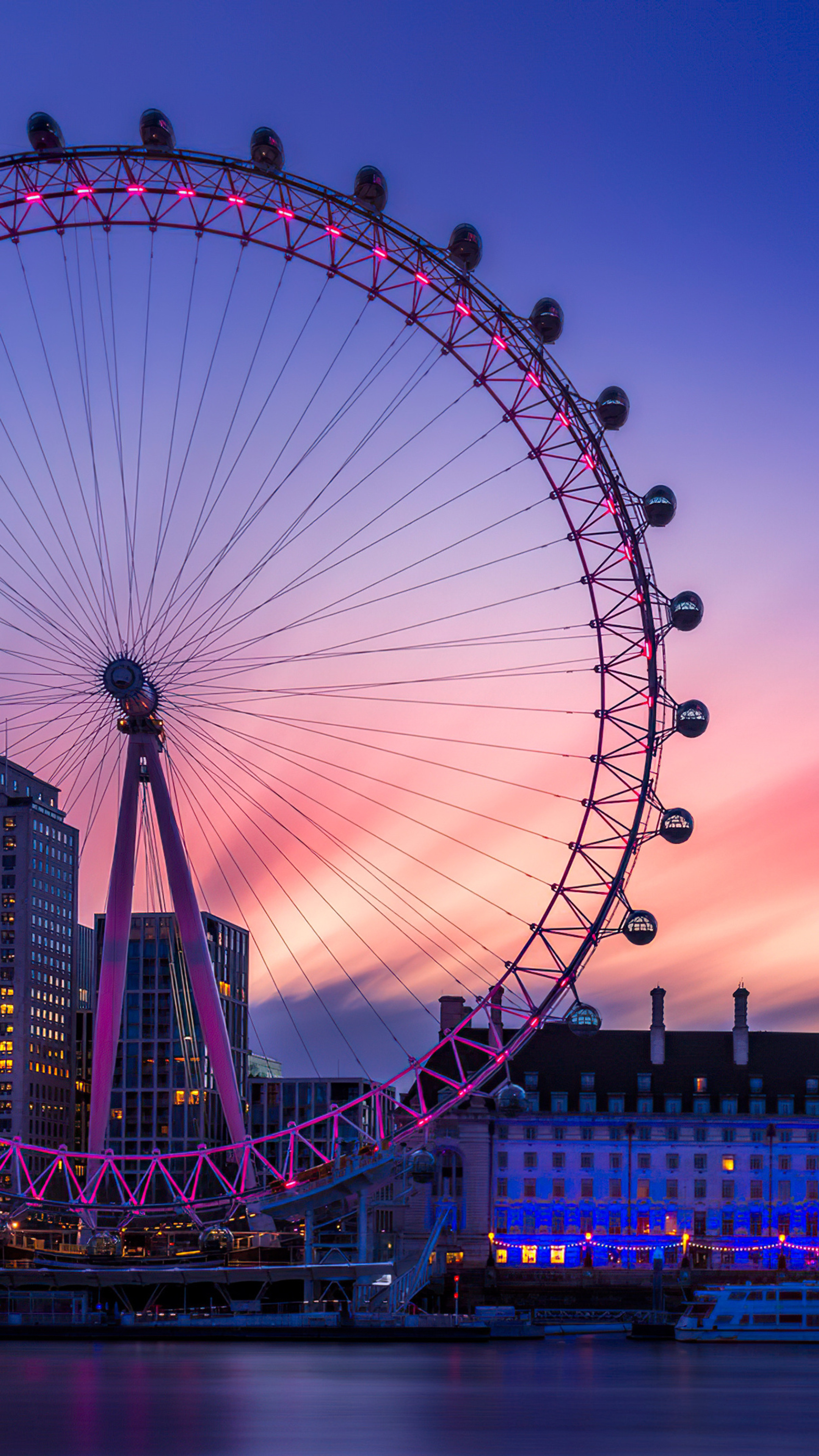 The London Eye, London Wallpaper, 2160x3840 4K Phone