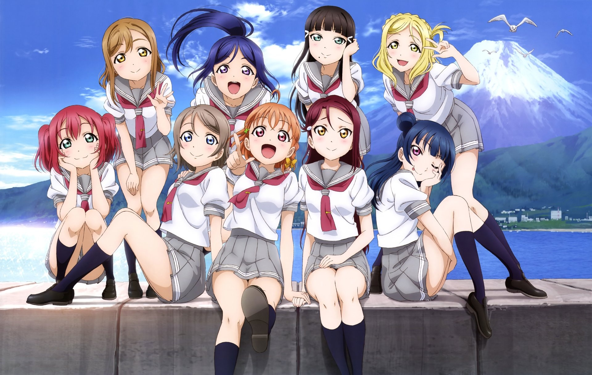 Love Live! The School Idol, Sunshine HD wallpapers, Hintergrnde, Anime, 1920x1220 HD Desktop