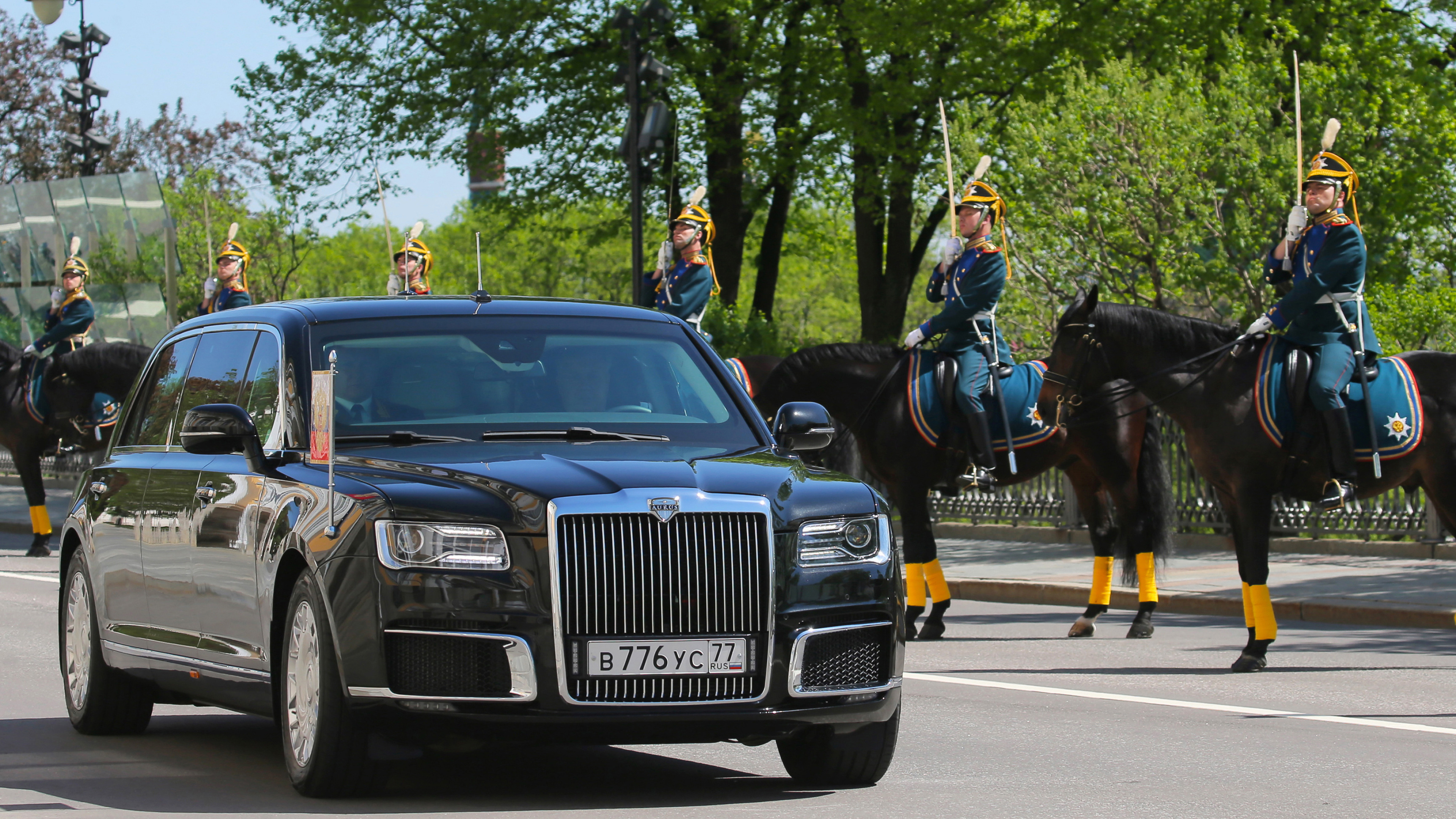 Aurus Senat, Luxury cars, High-end limousine, Car desktop wallpapers, 3840x2160 4K Desktop