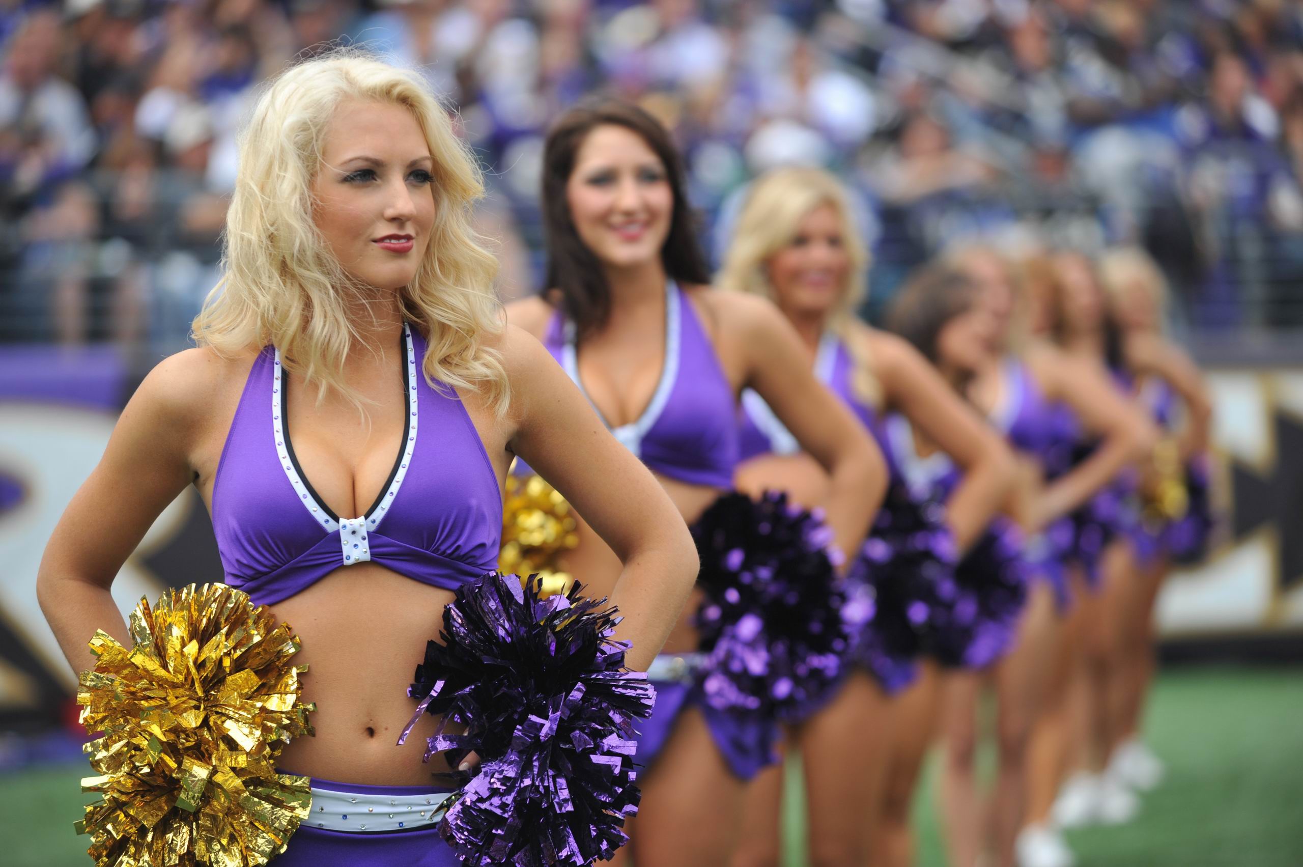 Baltimore Ravens, Cheerleaders Wallpaper, 2560x1710 HD Desktop