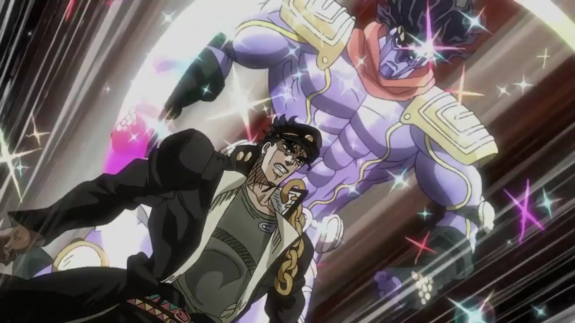 Jotaro Kujo, Phone wallpaper, Sarah Mercado, Anime series, 1920x1080 Full HD Desktop