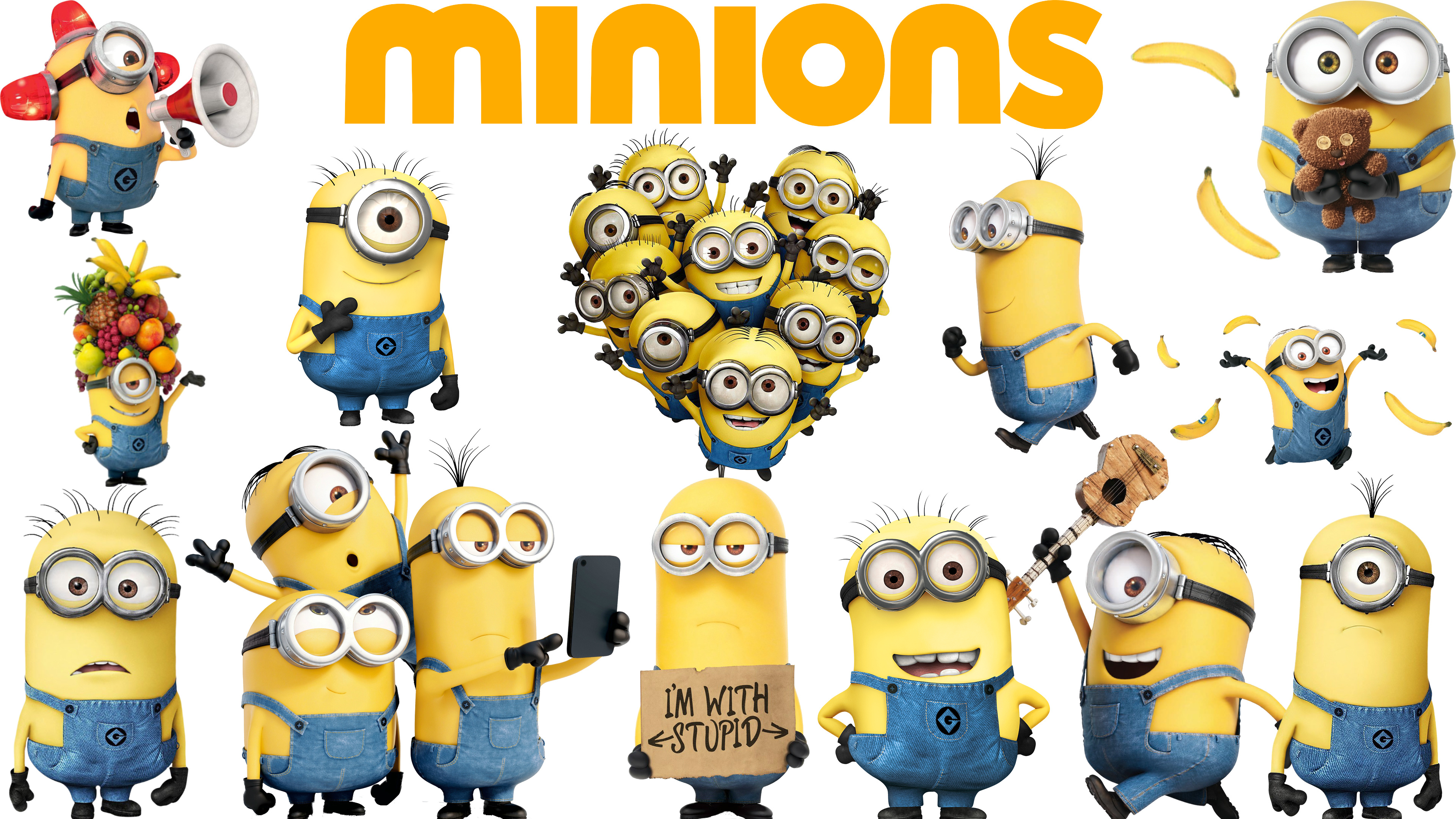 Minions, 4K Ultra HD, Wallpaper, Background, 3840x2160 4K Desktop
