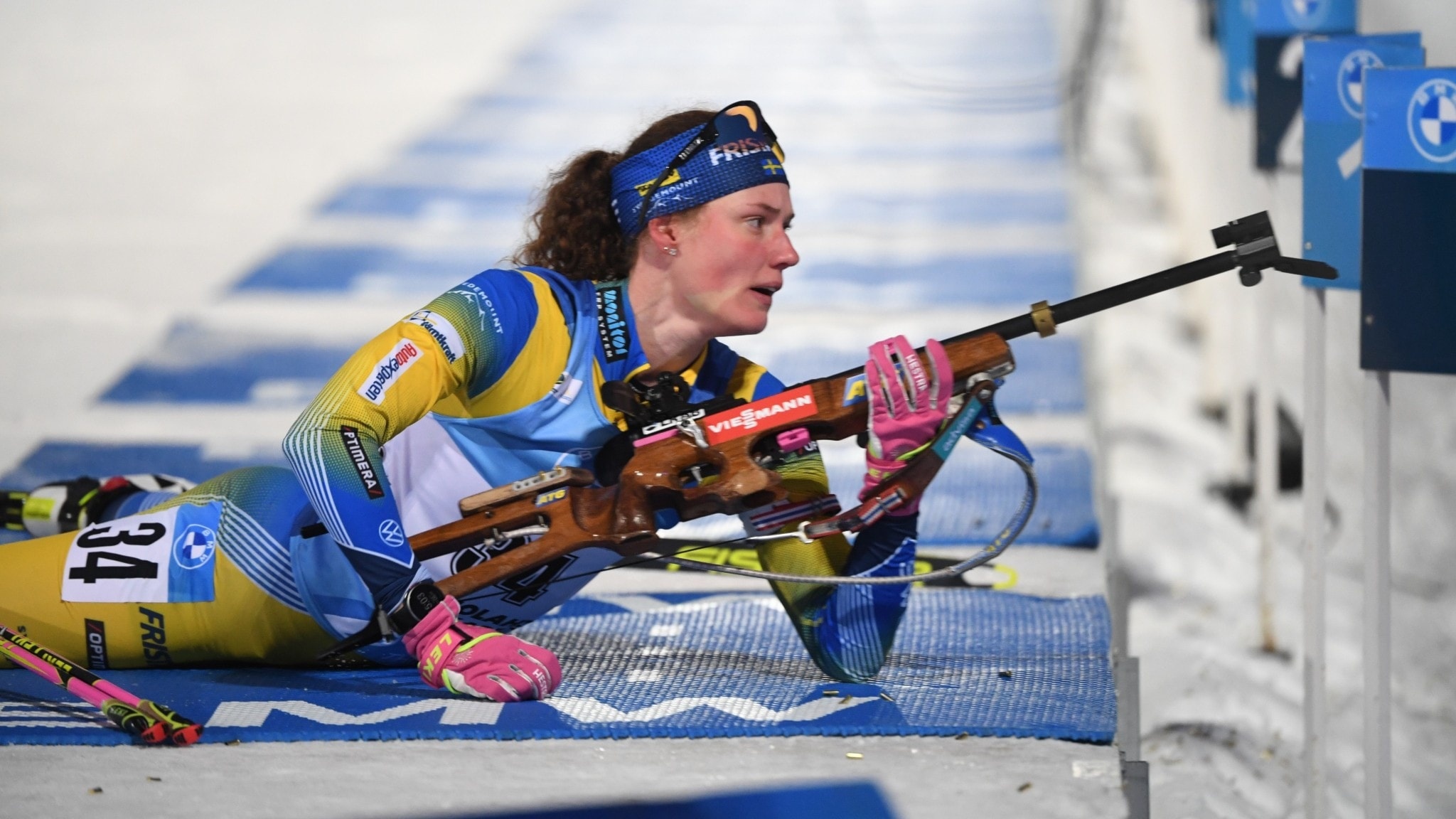 Hanna Oberg second place, Oberhof sprint, Nordic news, Sports achievement, 2050x1160 HD Desktop