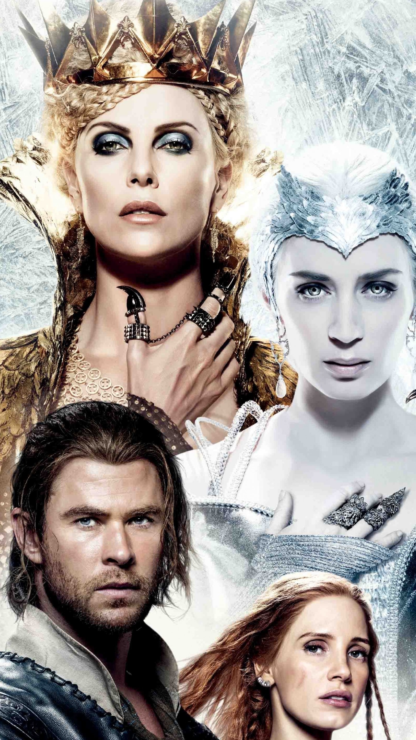 Charlize Theron, Ravenna, The Huntsman sequel, Emily Blunt, 1440x2560 HD Phone