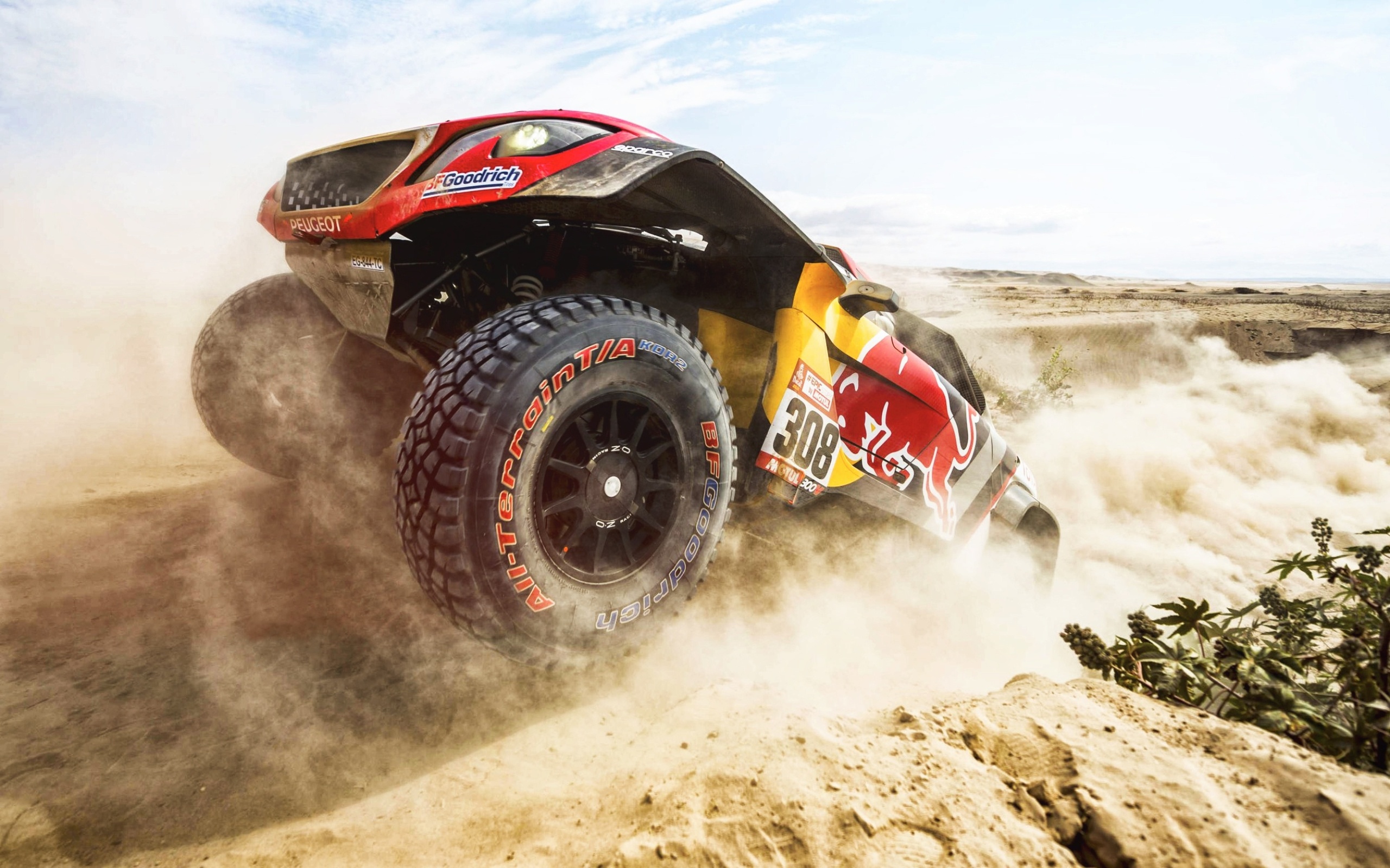Peugeot 3008 Dakar 2018, Rally Raid Wallpaper, 2560x1600 HD Desktop