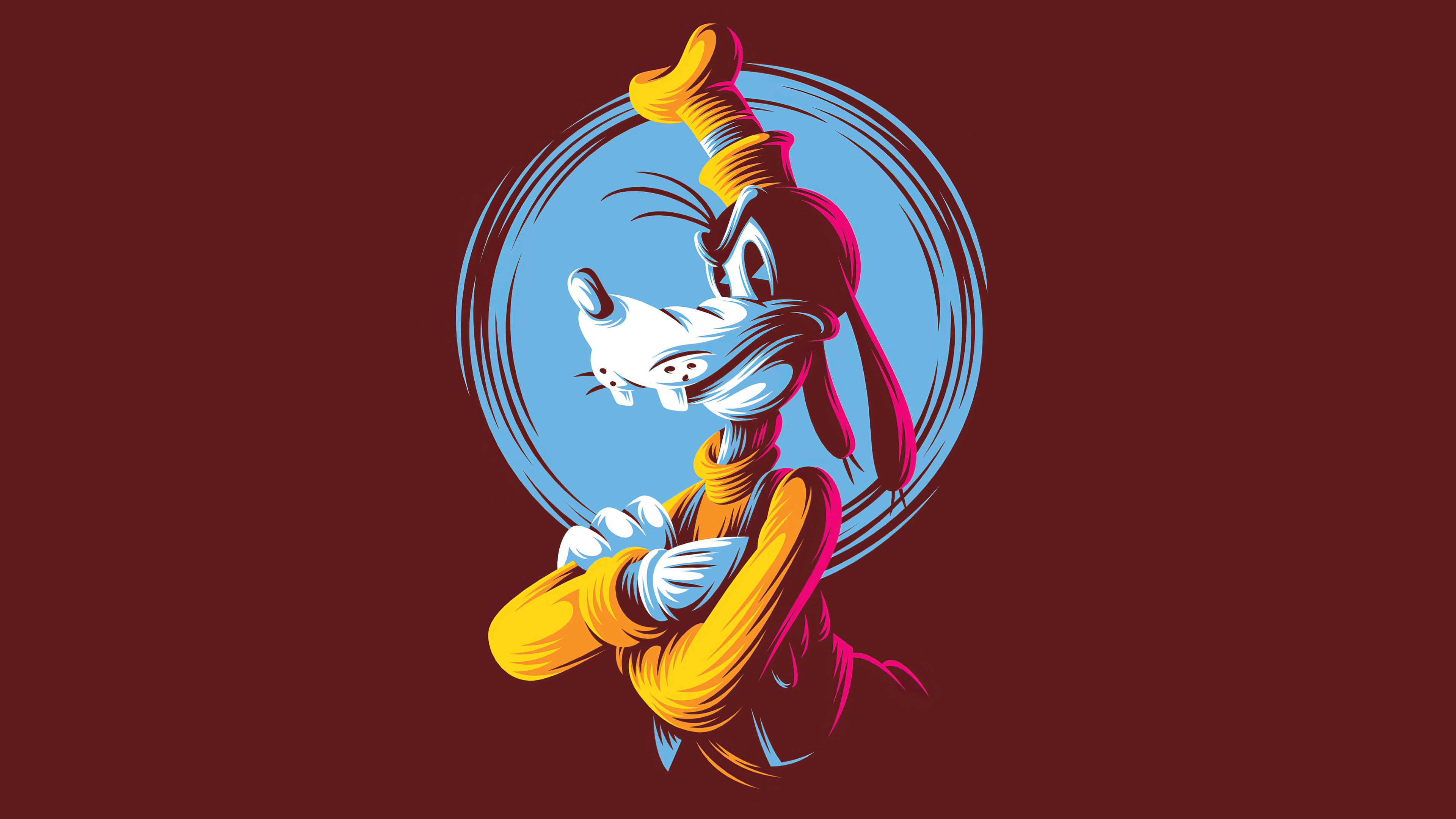 Goof Troop, Minimalist art, Cartoon wallpapers, HD images, 3840x2160 4K Desktop