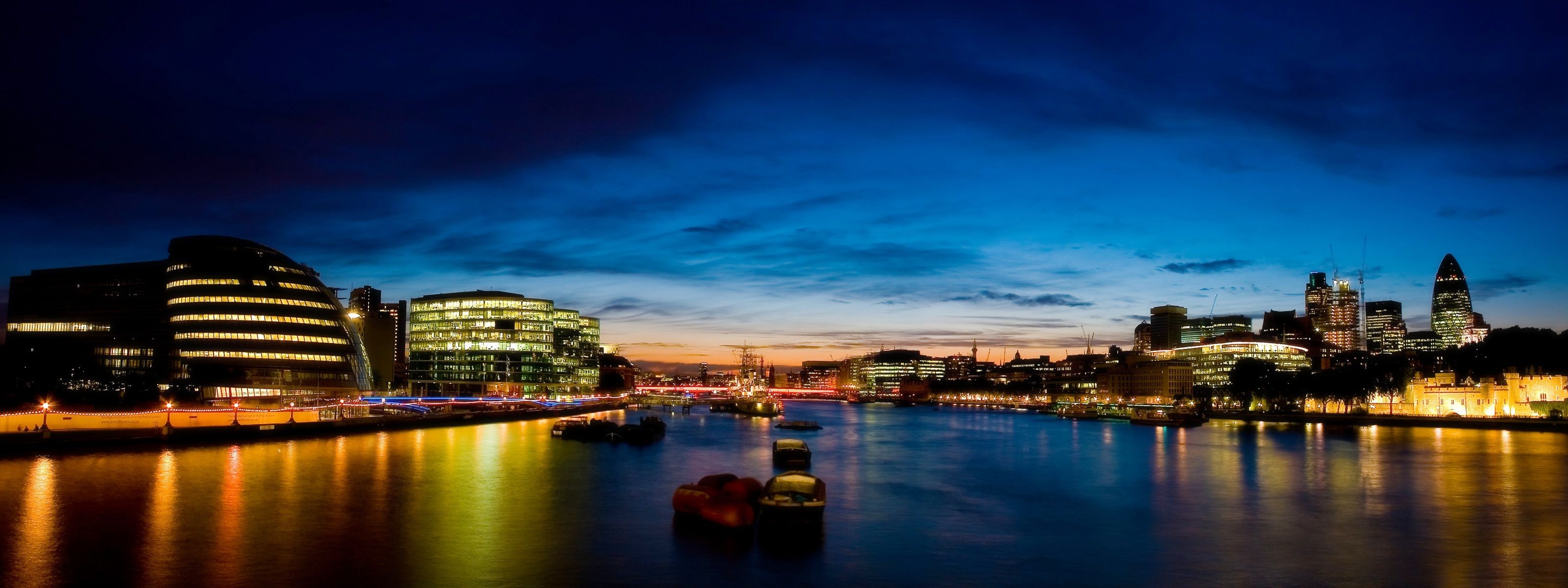 London, Dual Monitor Wallpaper, 3200x1200 Dual Screen Desktop